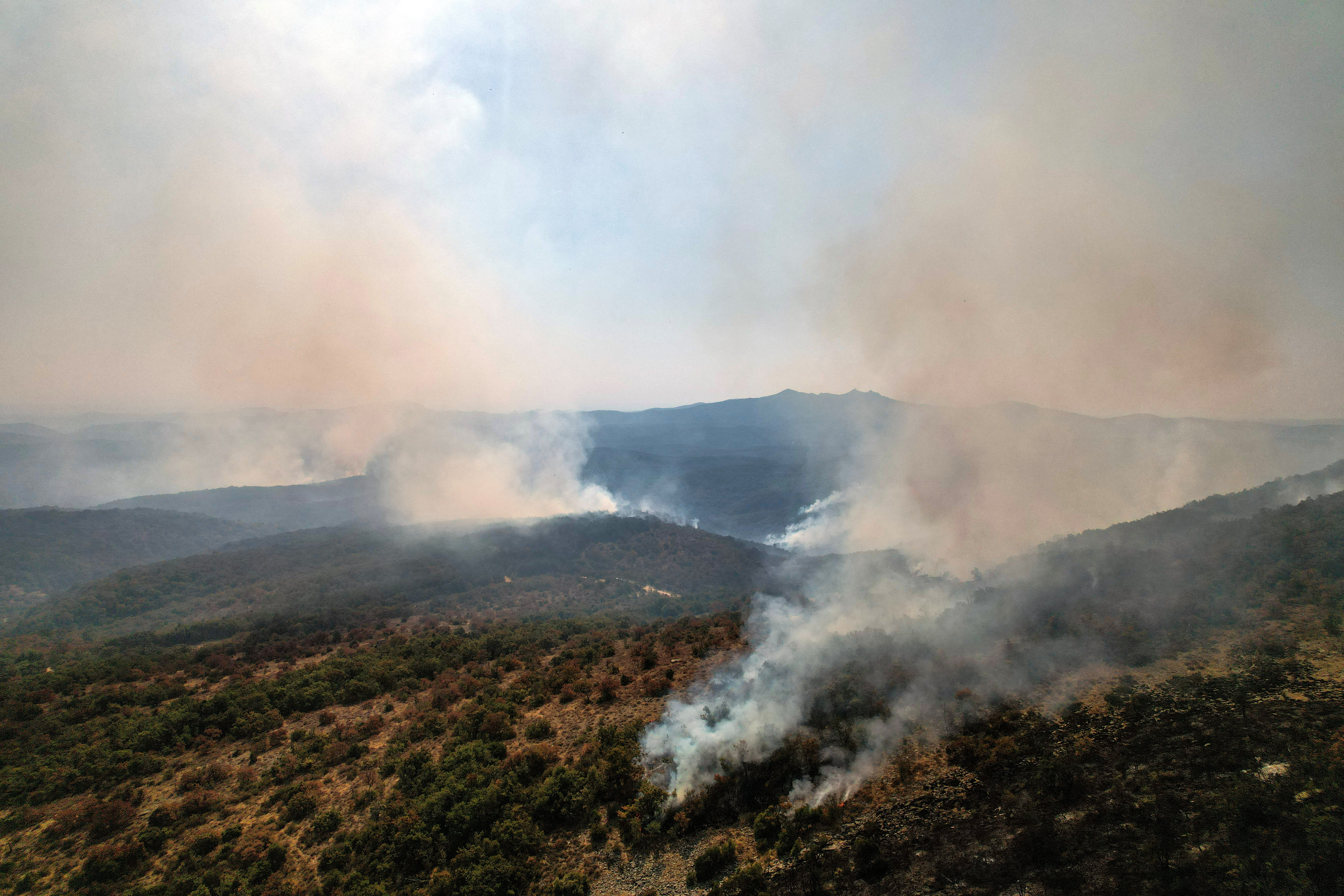 Greece wildfire scorches area bigger than New York