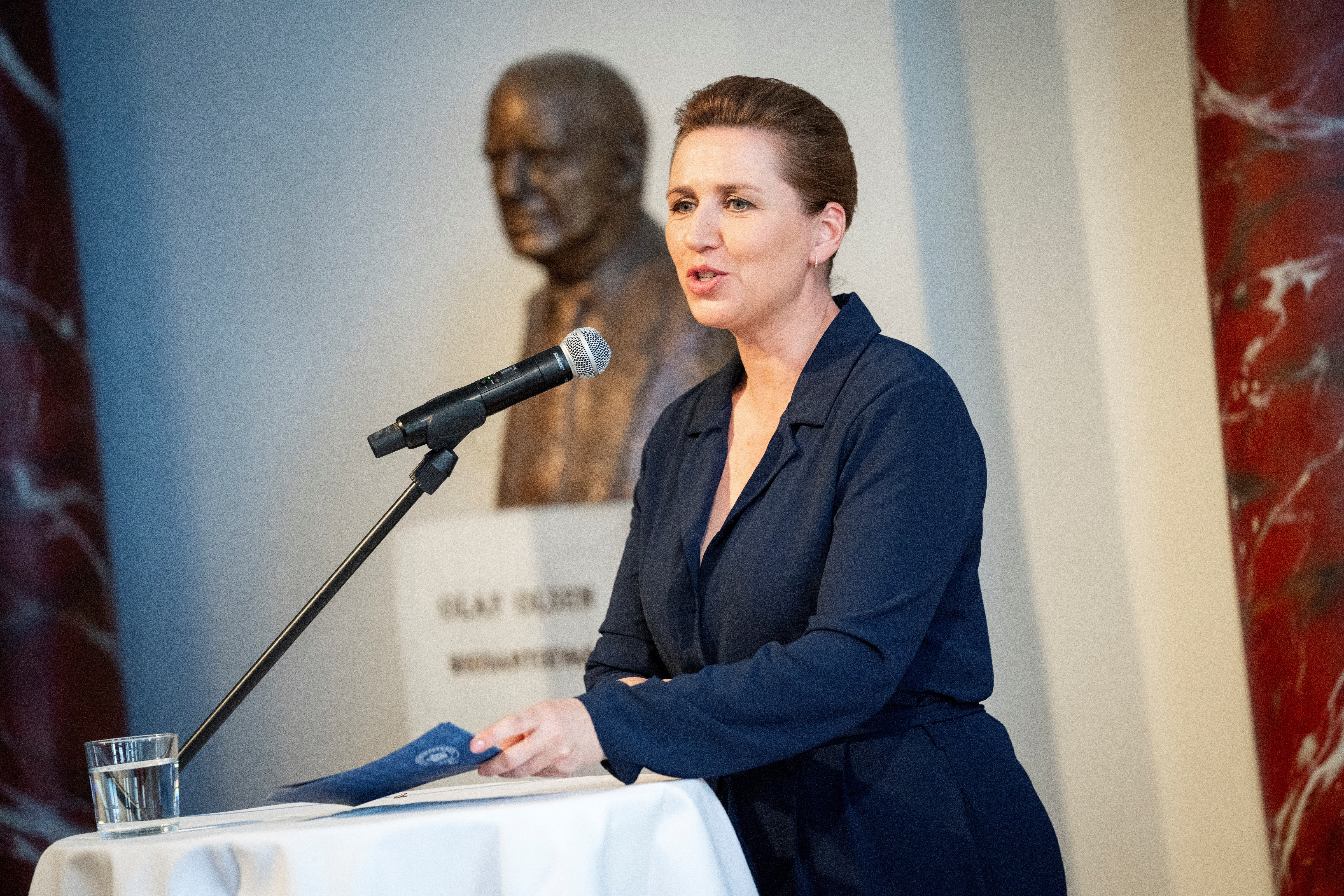 Sviatlana Tsikhanouskaya receives the 'European of the Year' prize in Copenhagen