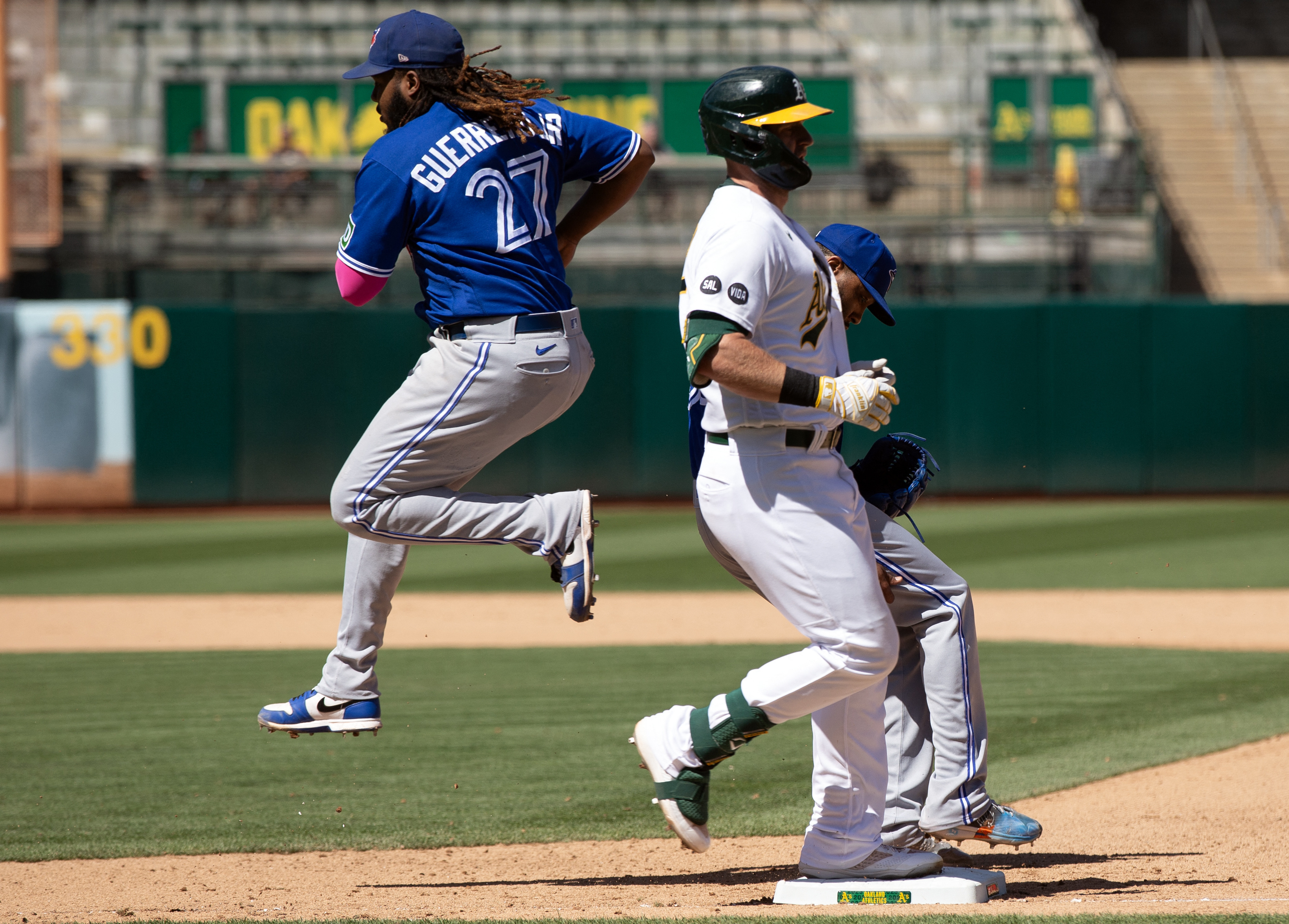 A's stunt Blue Jays' playoff push with 5-2 win