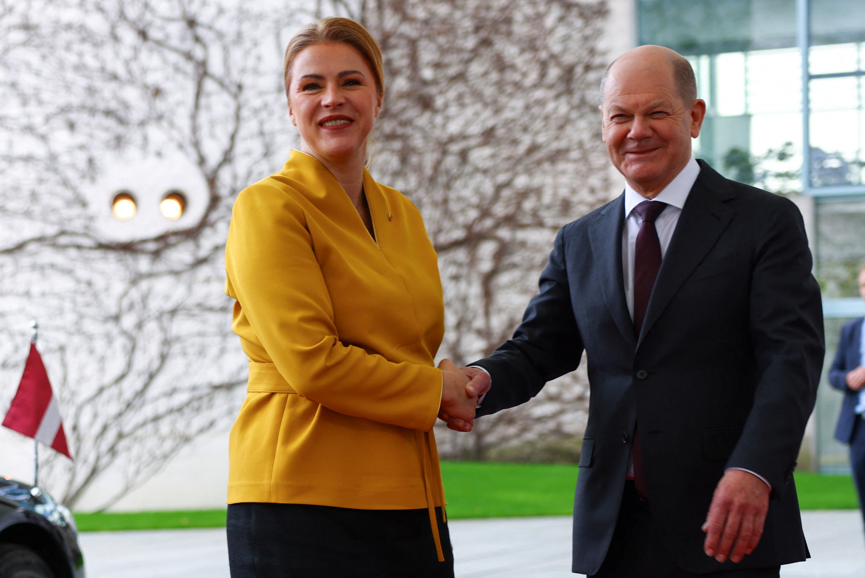 Latvian Prime Minister Evika Silina visits Berlin