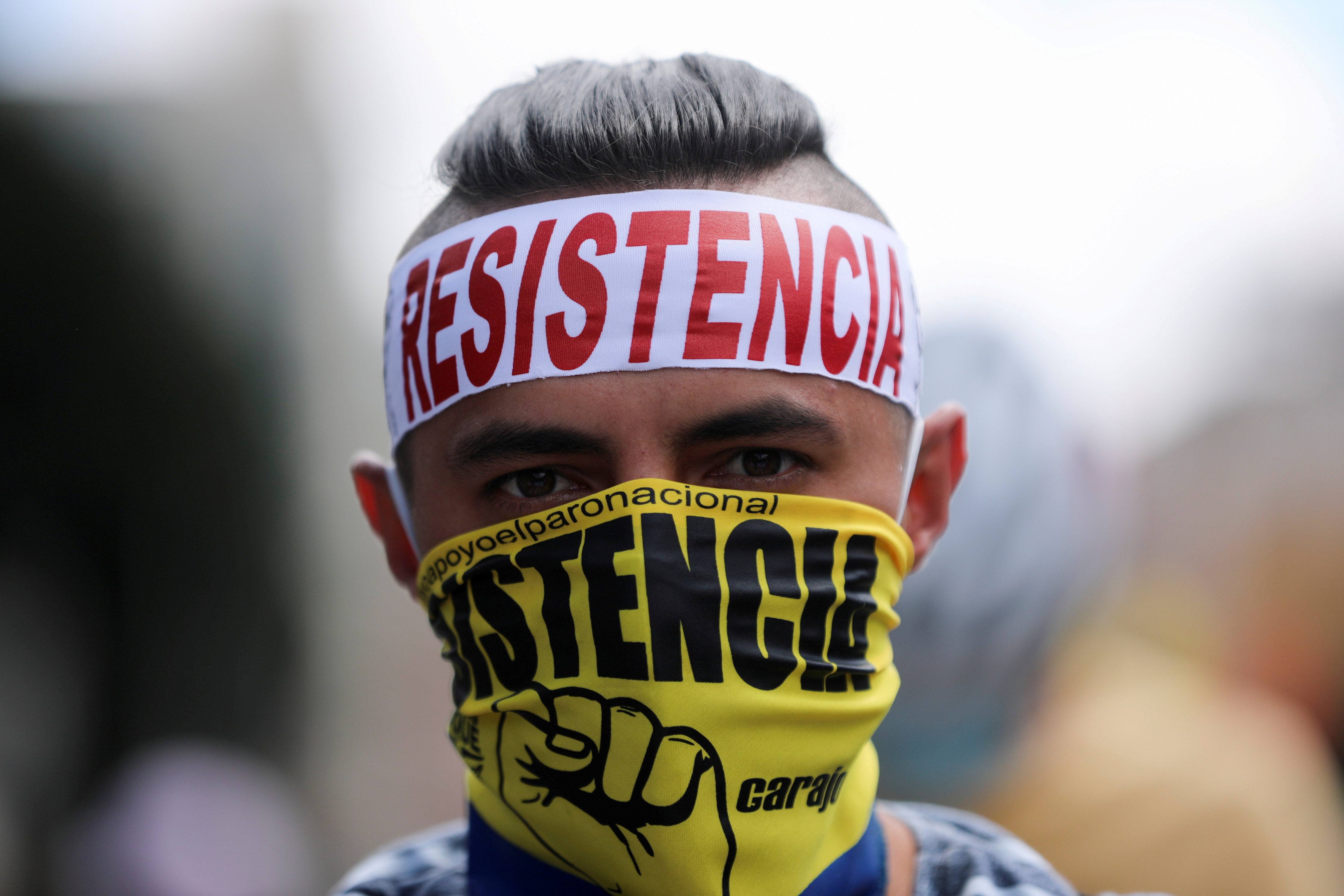 Anti-government demonstrations continue, in Bogota