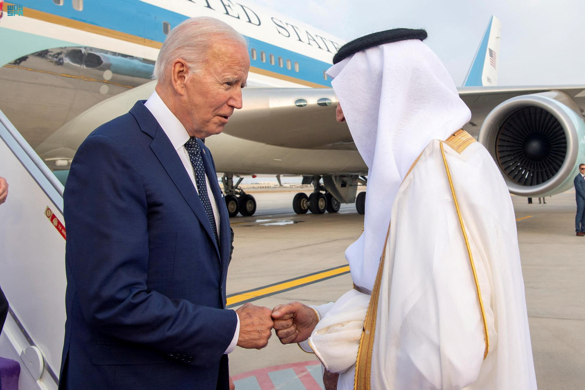 Biden Fist Bumps Saudi Crown Prince On Trip That Seeks To Reset Ties Reuters