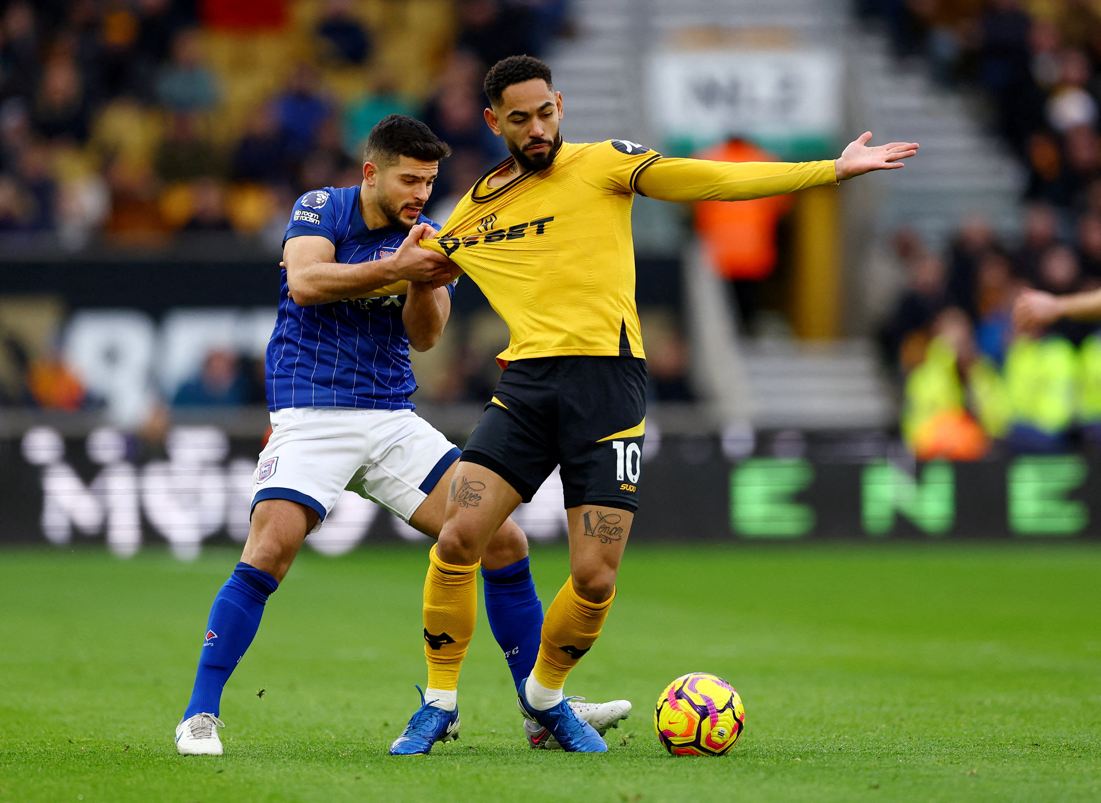 Wolves' Cunha banned for two games after Ipswich scuffle | Reuters