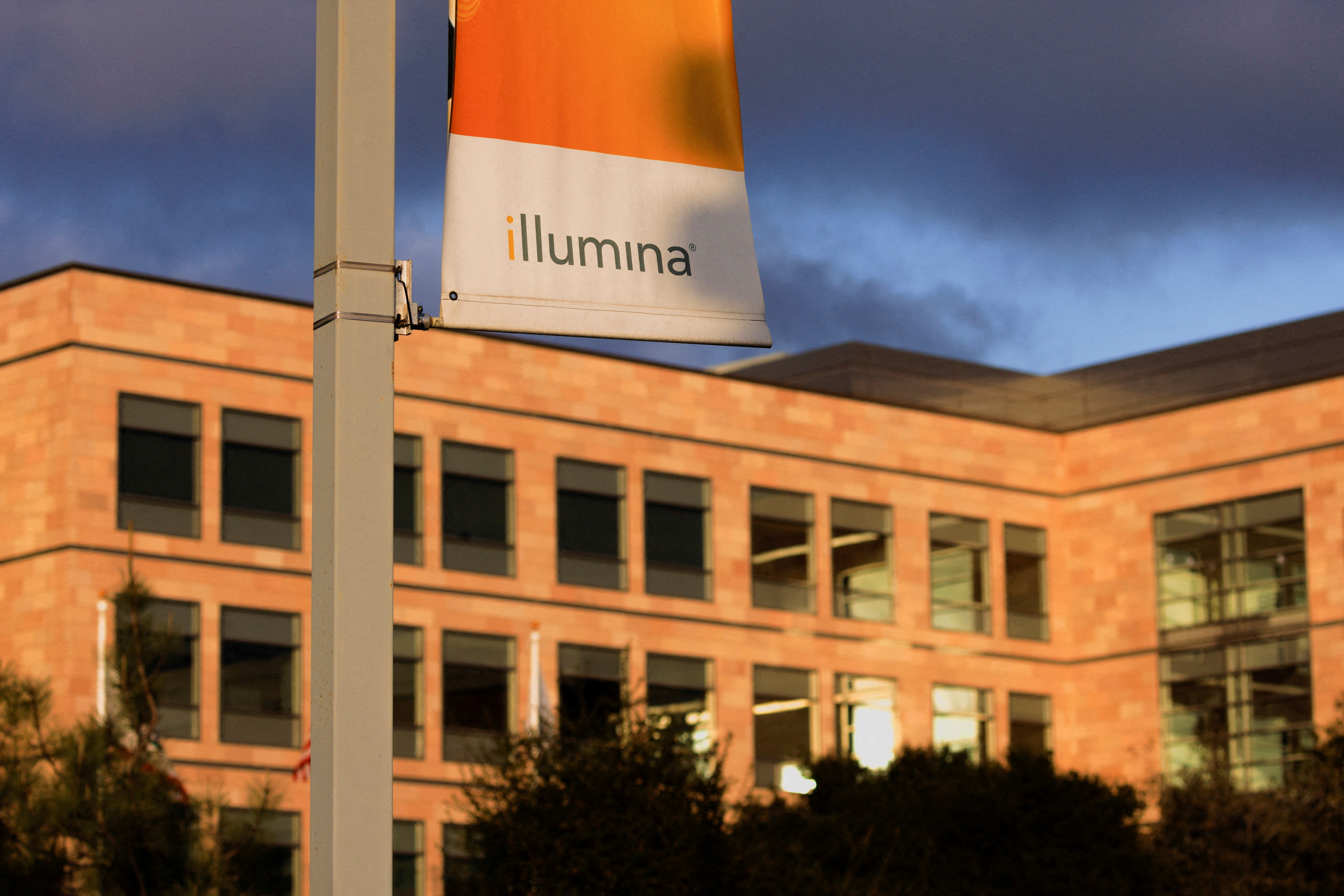 Illumina's global headquarters is pictured in San Diego, California