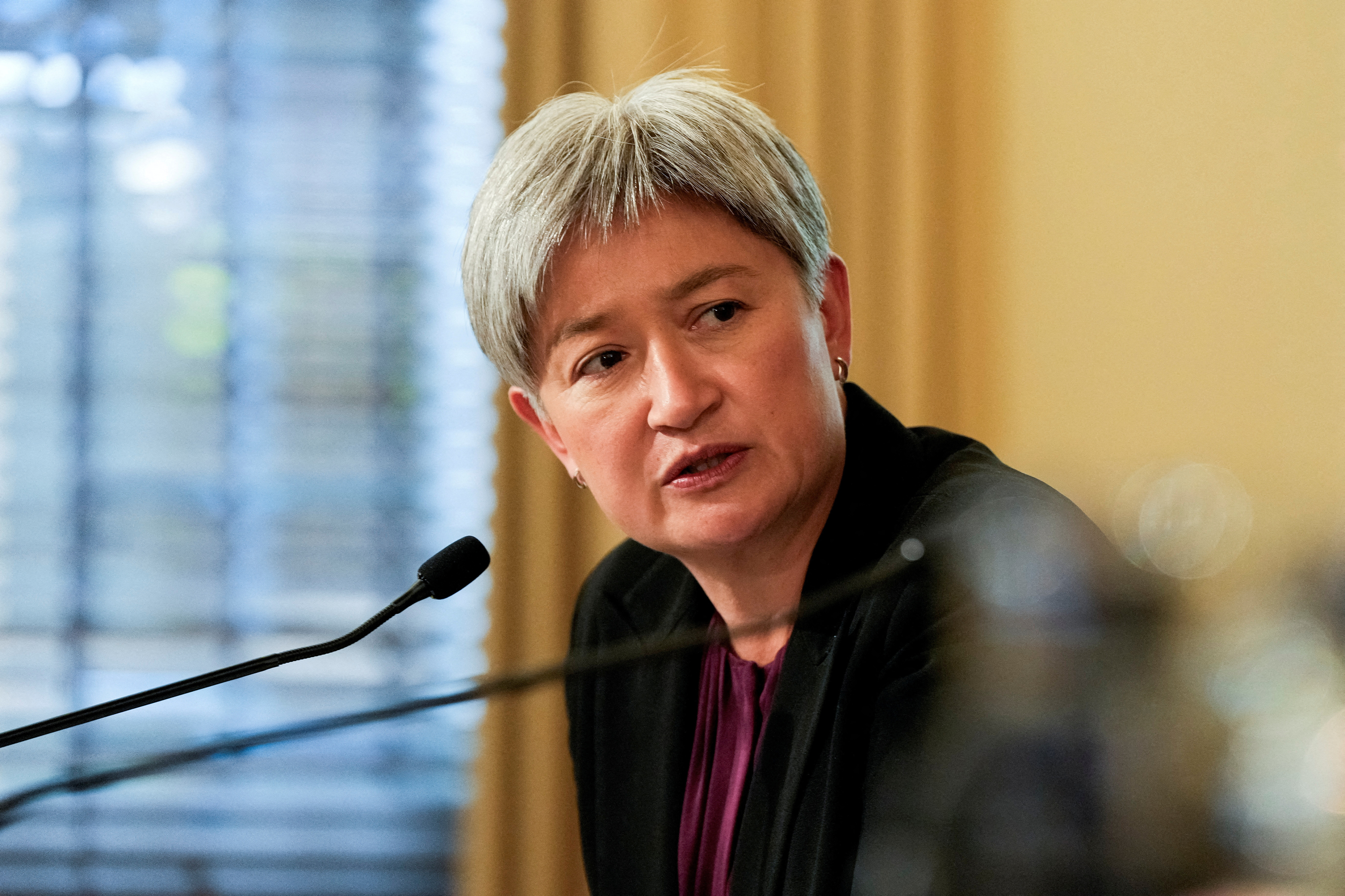 Australian Foreign Minister Penny Wong in Melbourne