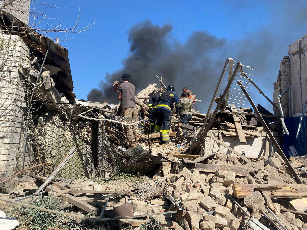 Three people killed in Russian air attacks on Ukraine's Kharkiv region ...
