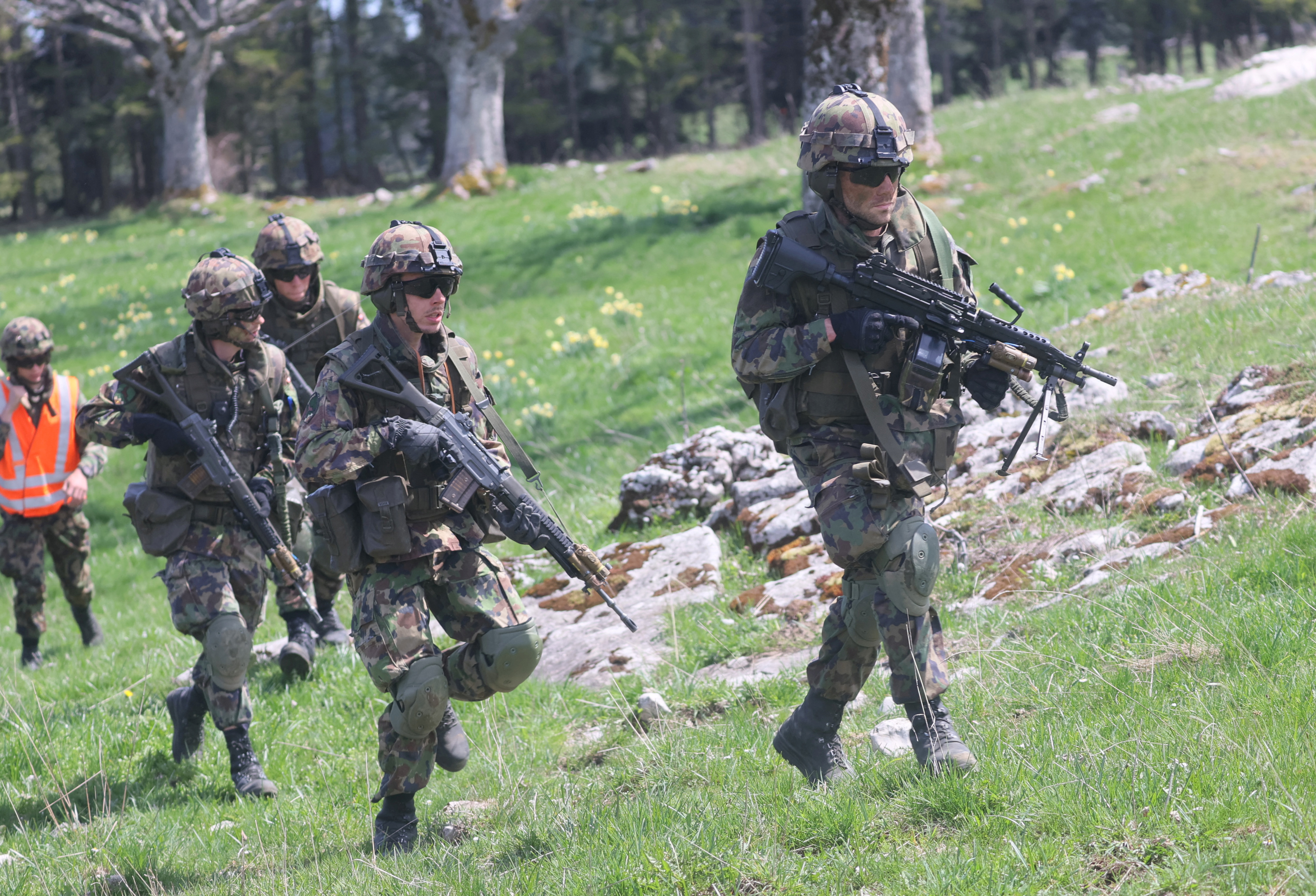 Switzerland holds military drills, its role in European defence in ...