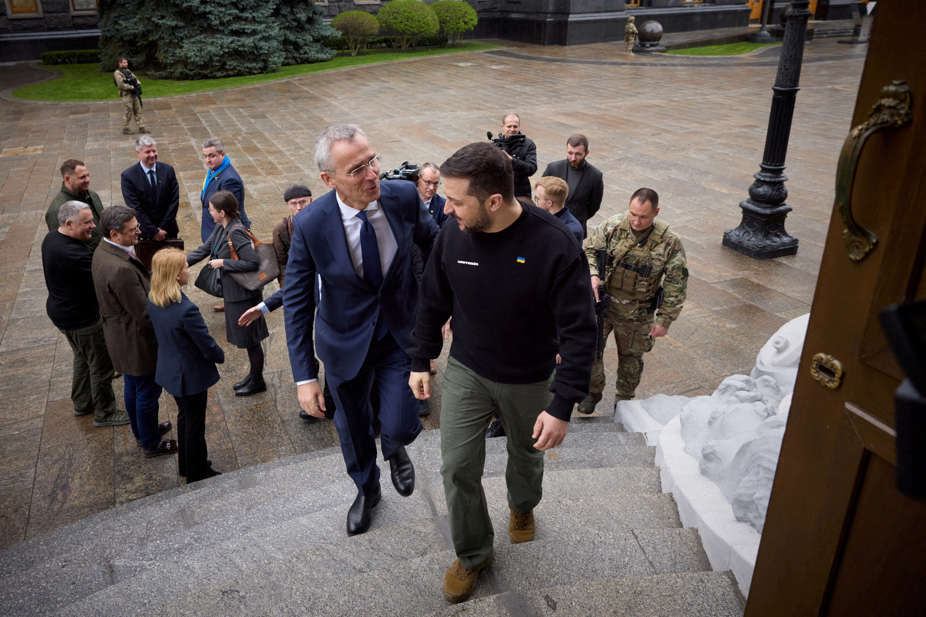NATO Secretary-General Jens Stoltenberg visits in Kyiv
