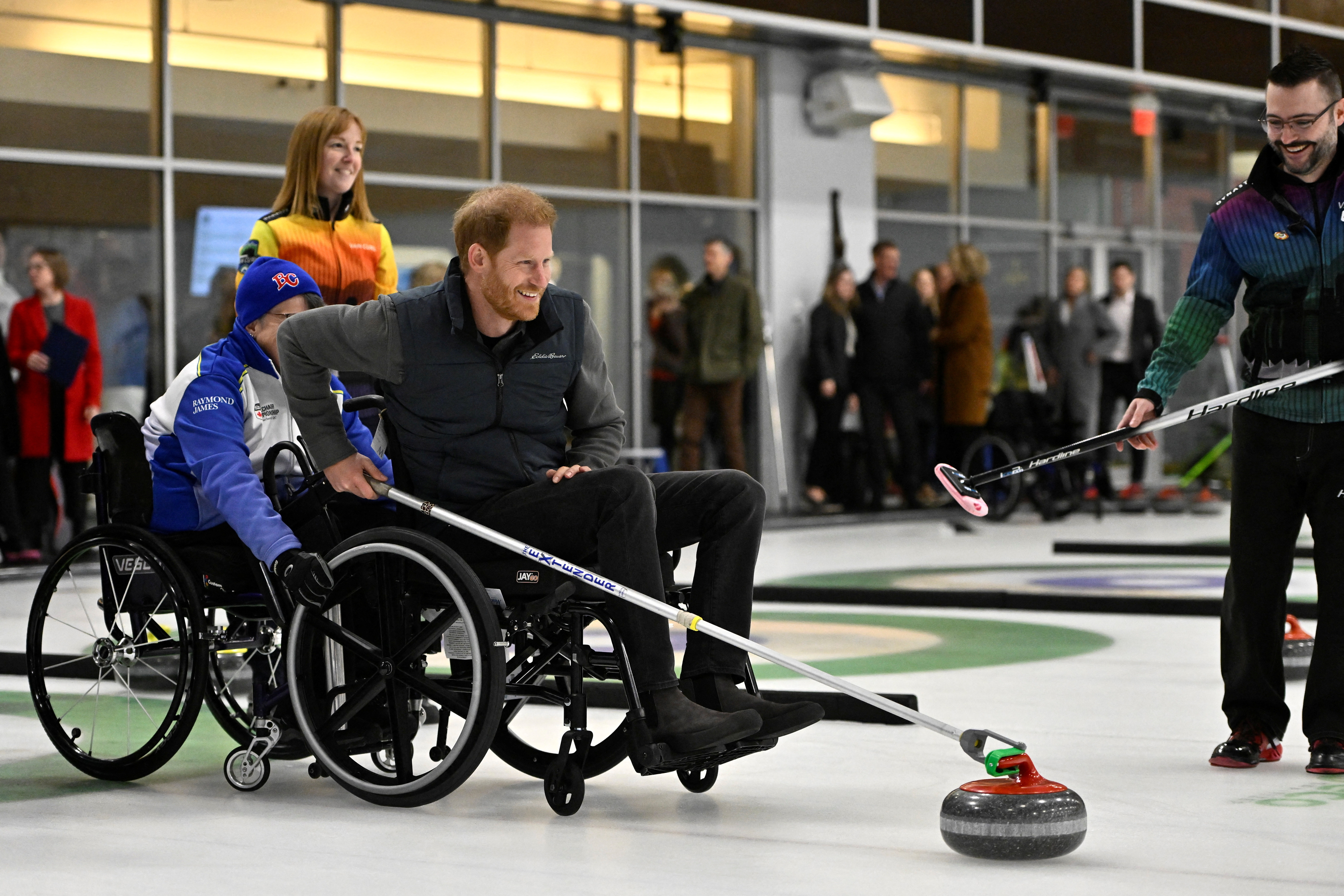 The Duke and Duchess of Sussex visit the training camp in Vancouver for the Invictus Games Vancouver Whistler 2025