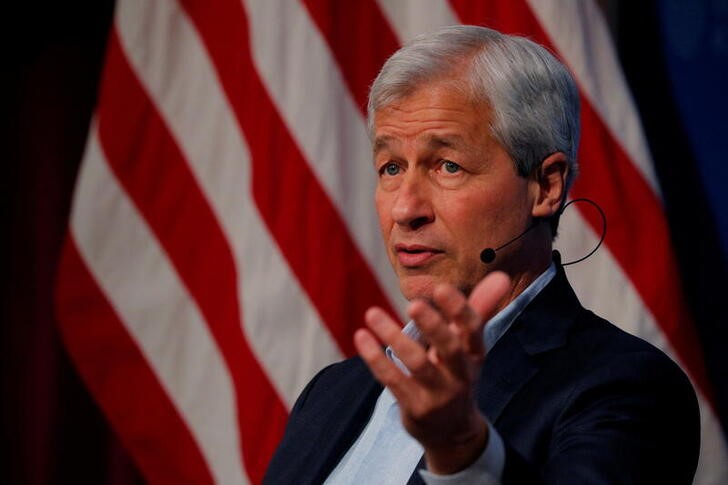 Dimon, CEO of JPMorgan Chase, speaks about investing in Detroit during a panel discussion at the Kennedy School of Government at Harvard University in Cambridge