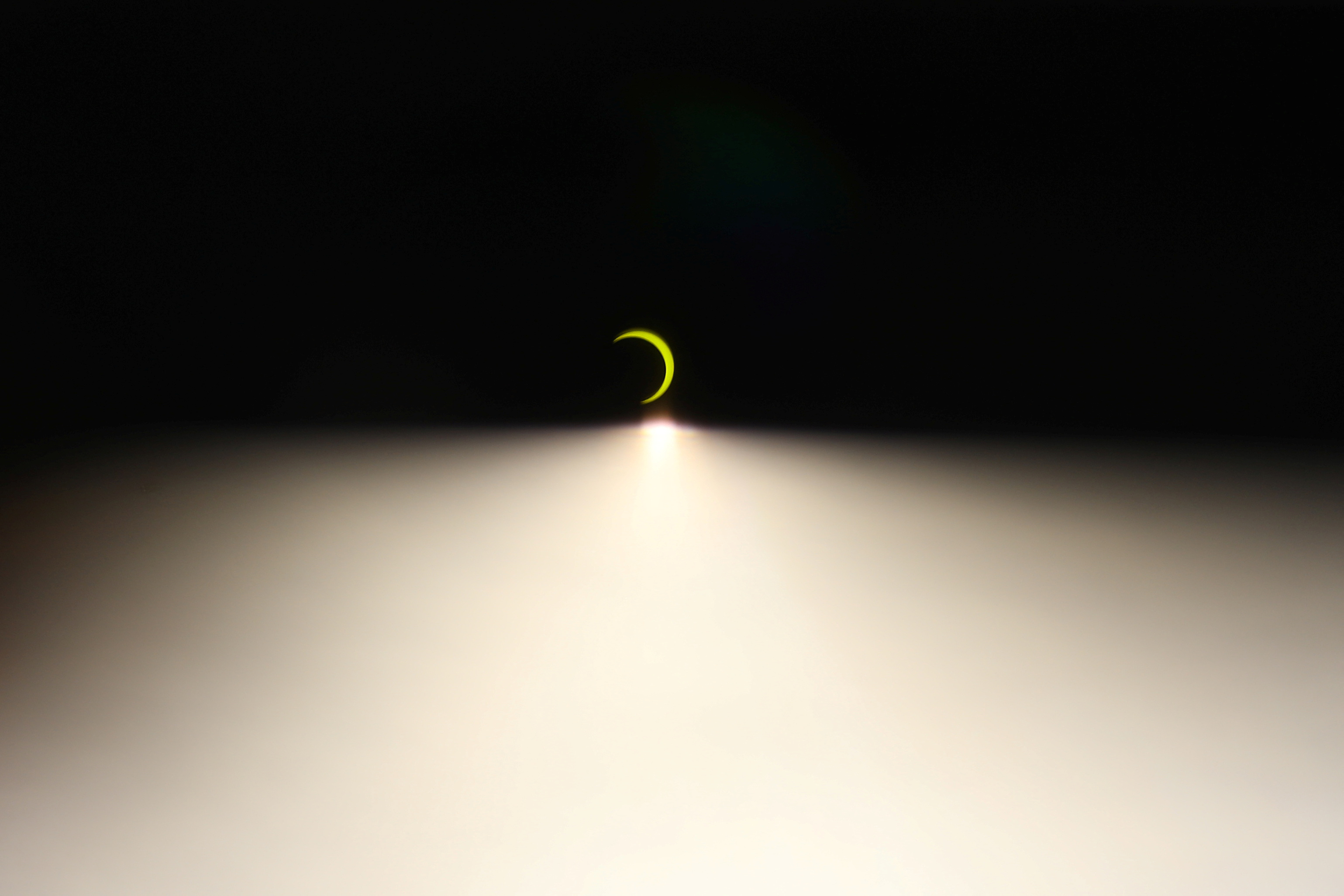 This image is imaginary and does not show the solar eclipse fr
