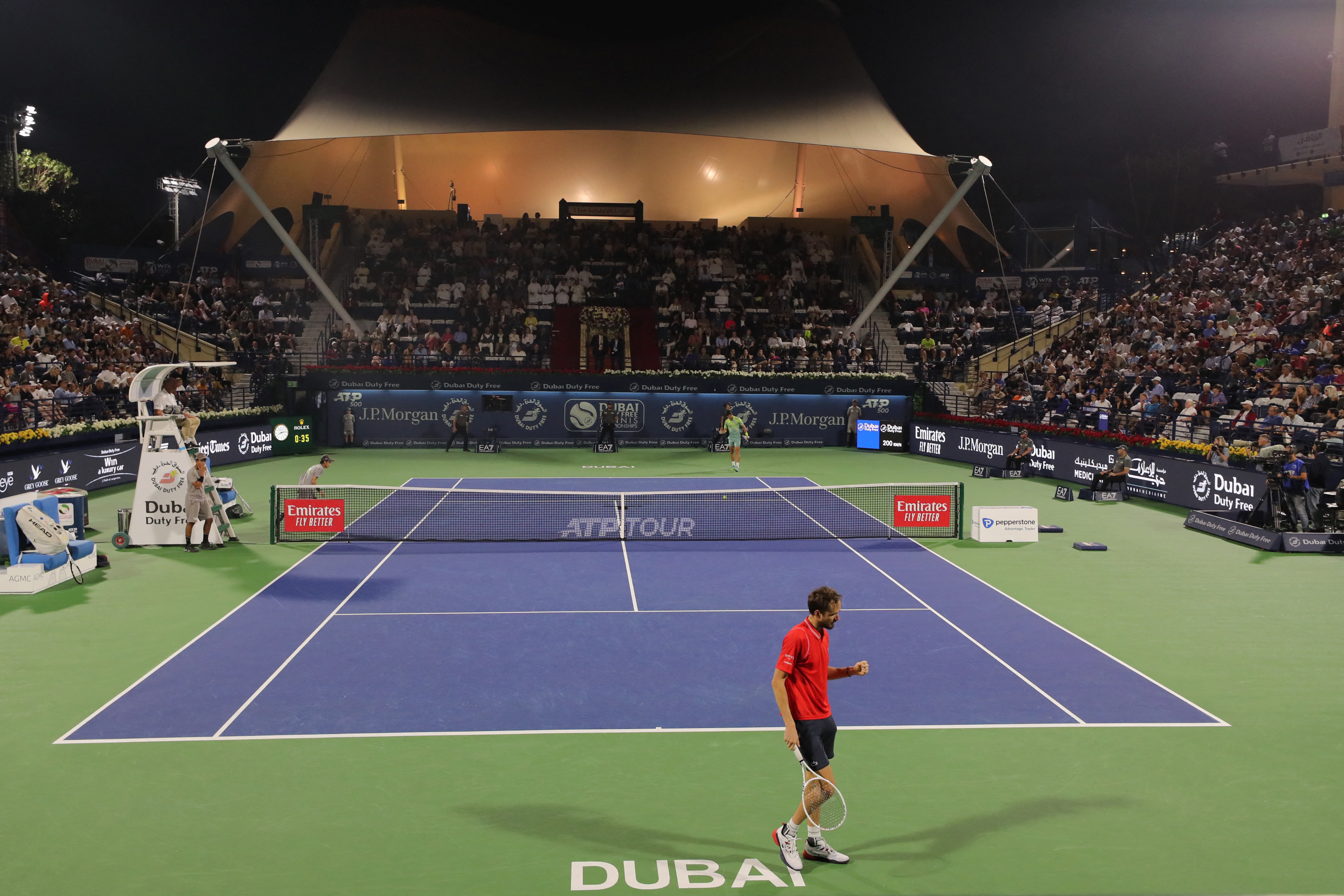 DJOKOVIC vs MEDVEDEV, Dubai Championships 2023 Semi Final