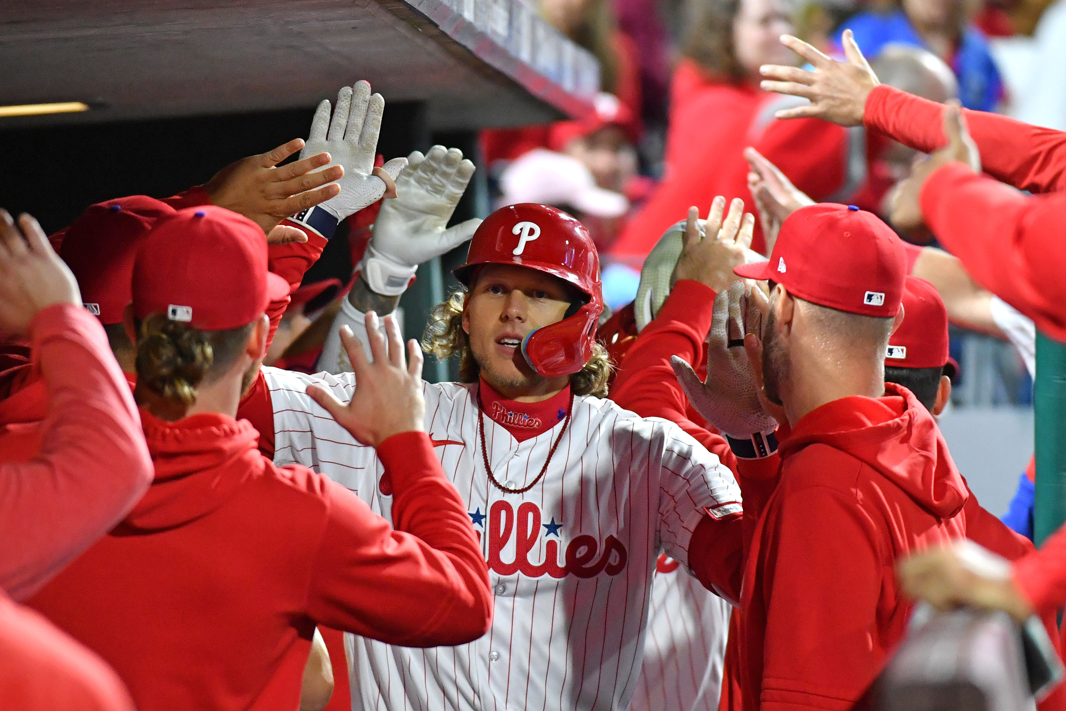 Bohm has 6 RBIs, Phillies power past Alcantara, Marlins 15-3