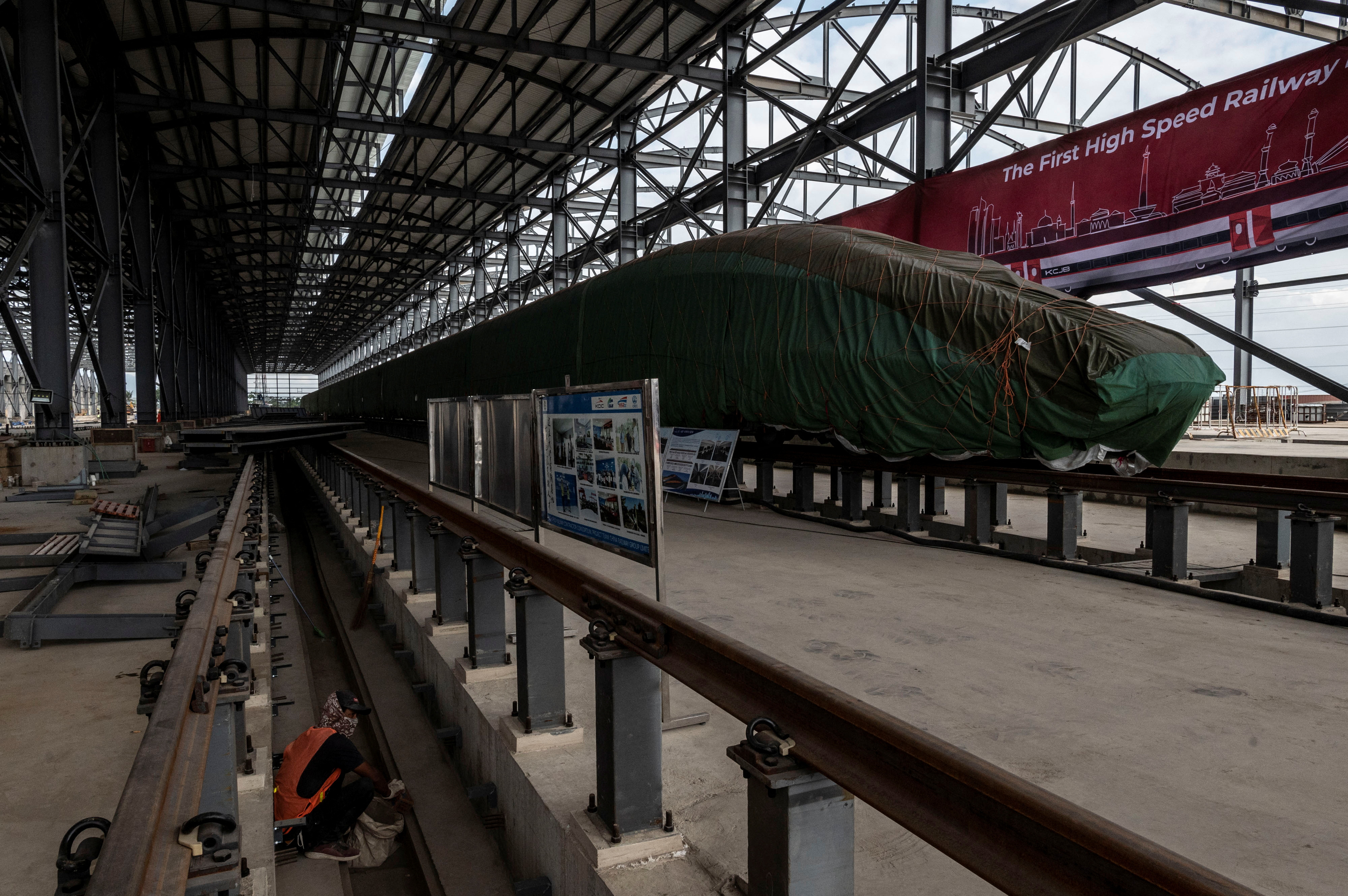 Indonesia's China-funded rail project on track despite cost overrun |  Reuters