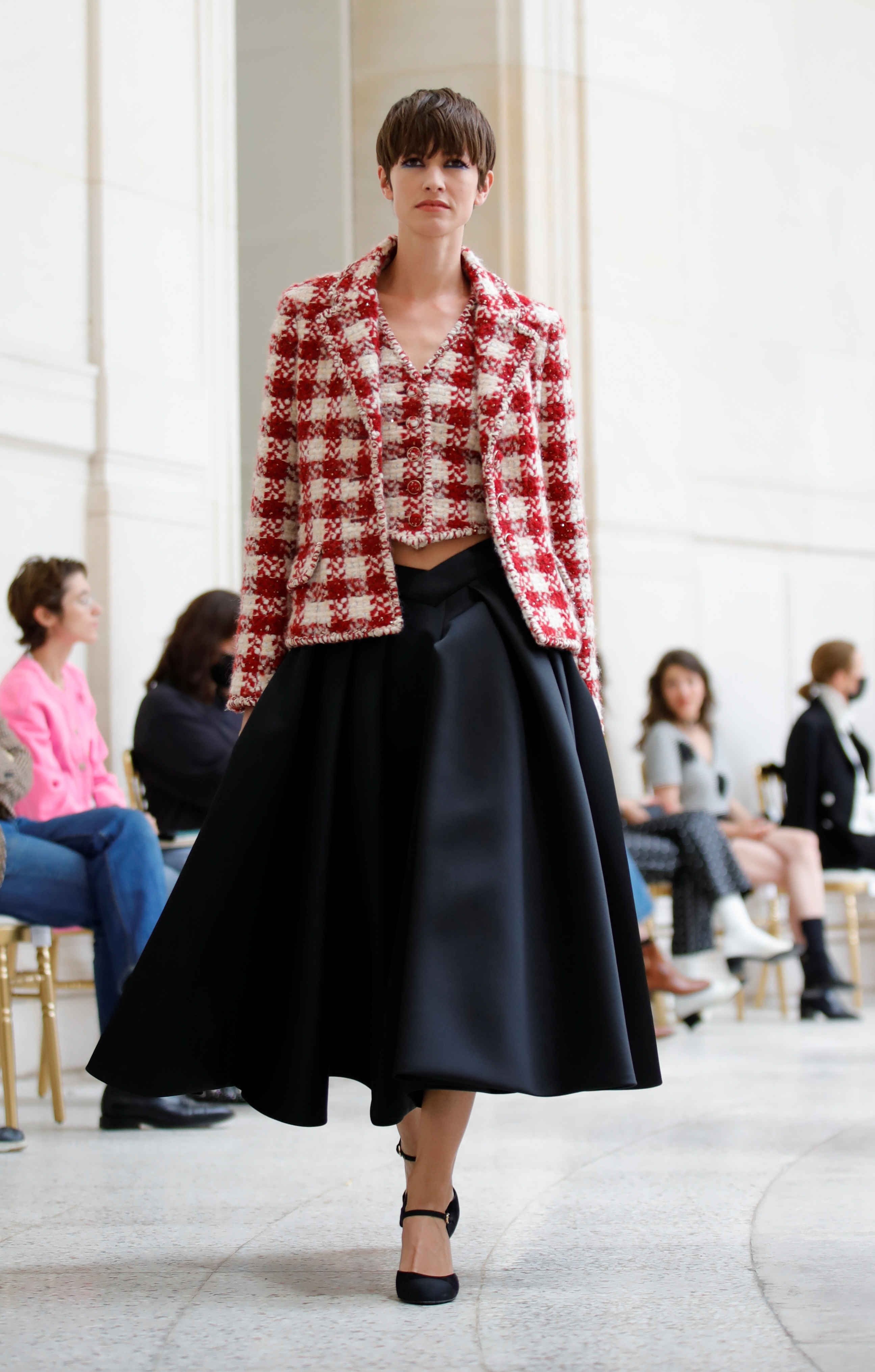 Sofia Coppola arrives for the Chanel Haute Couture Fall/Winter