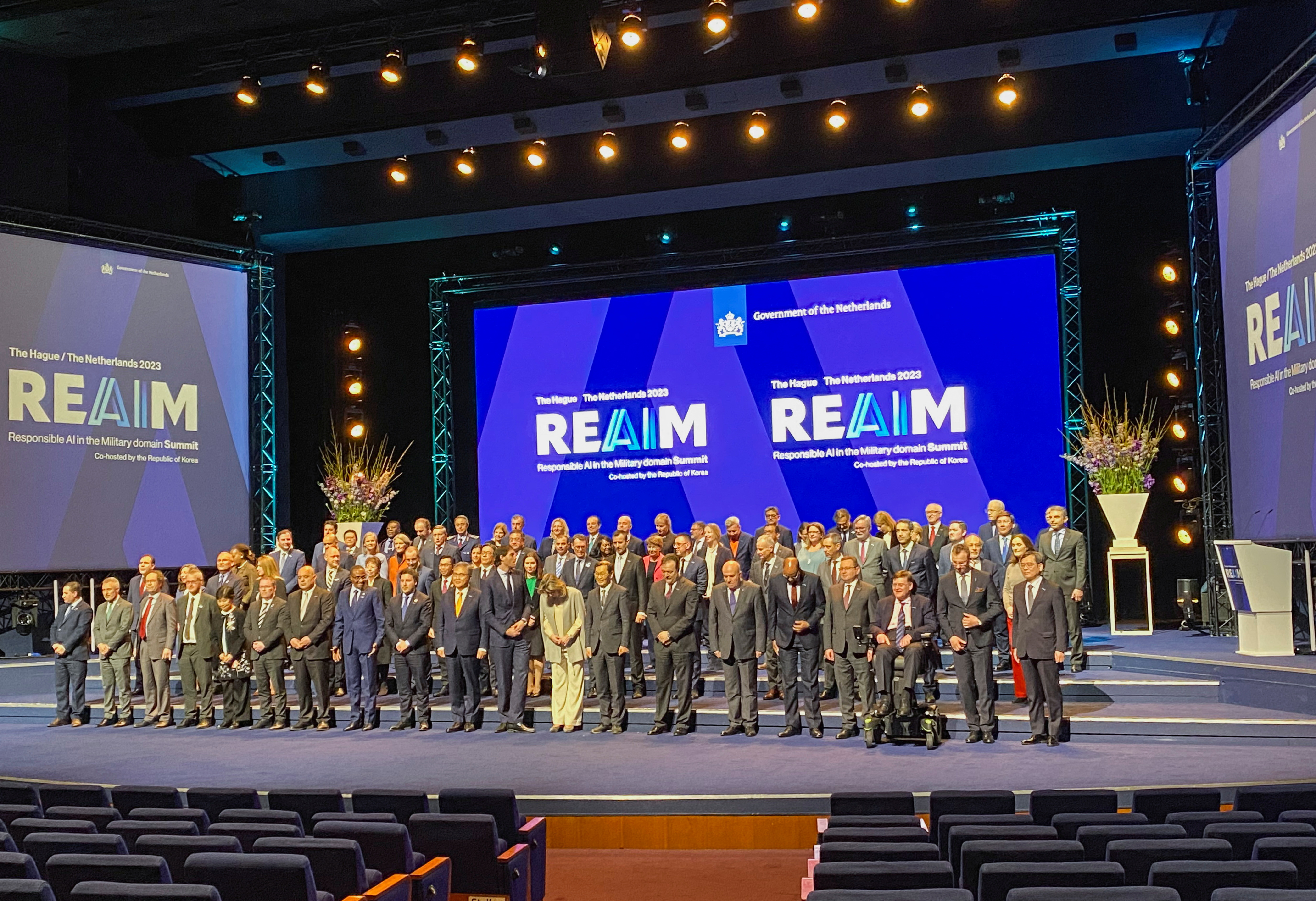 First international summit on responsible use of artificial intelligence (AI) in the military, in The Hague