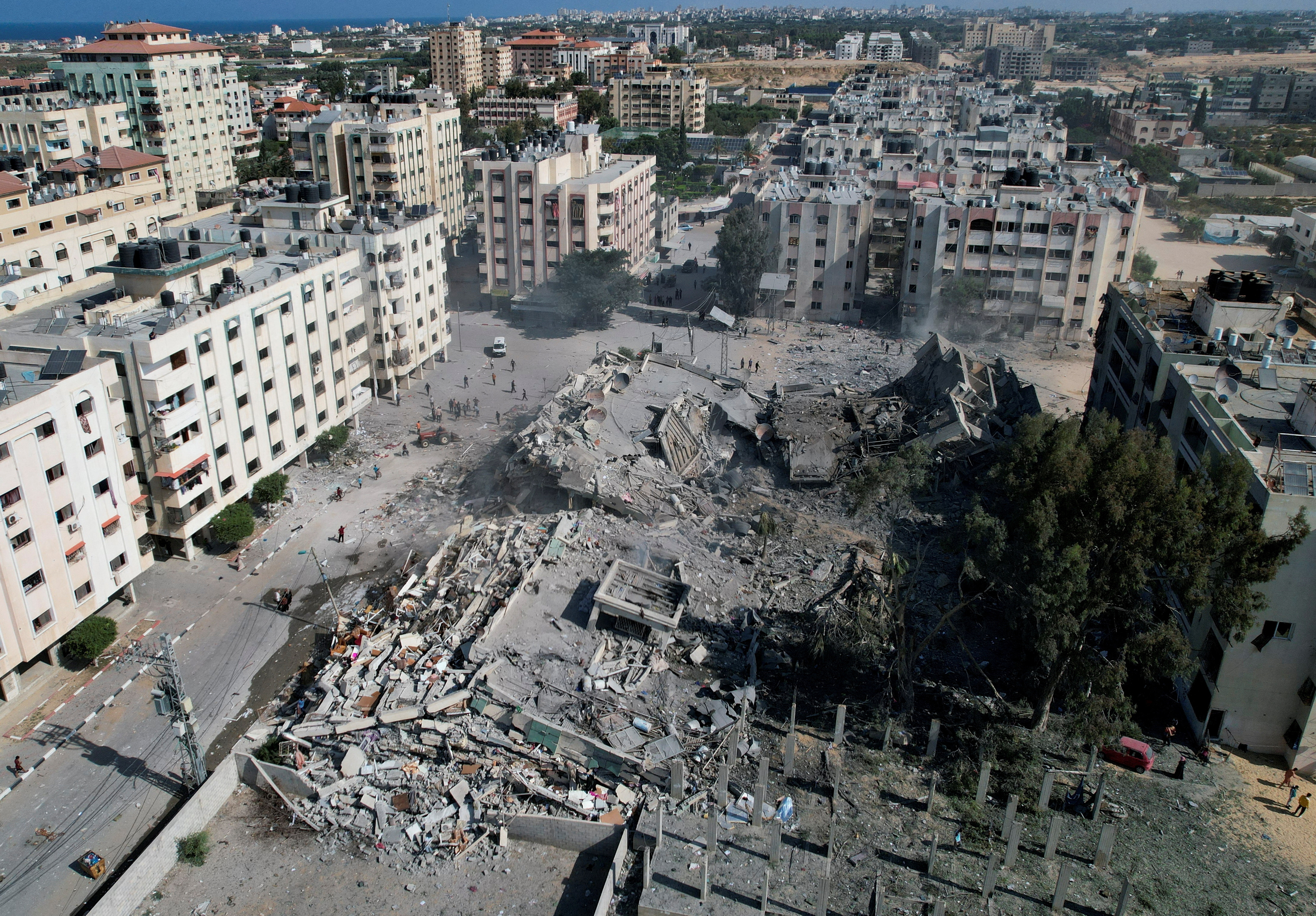 Consecuencias de los ataques israelíes en la ciudad de Zahara