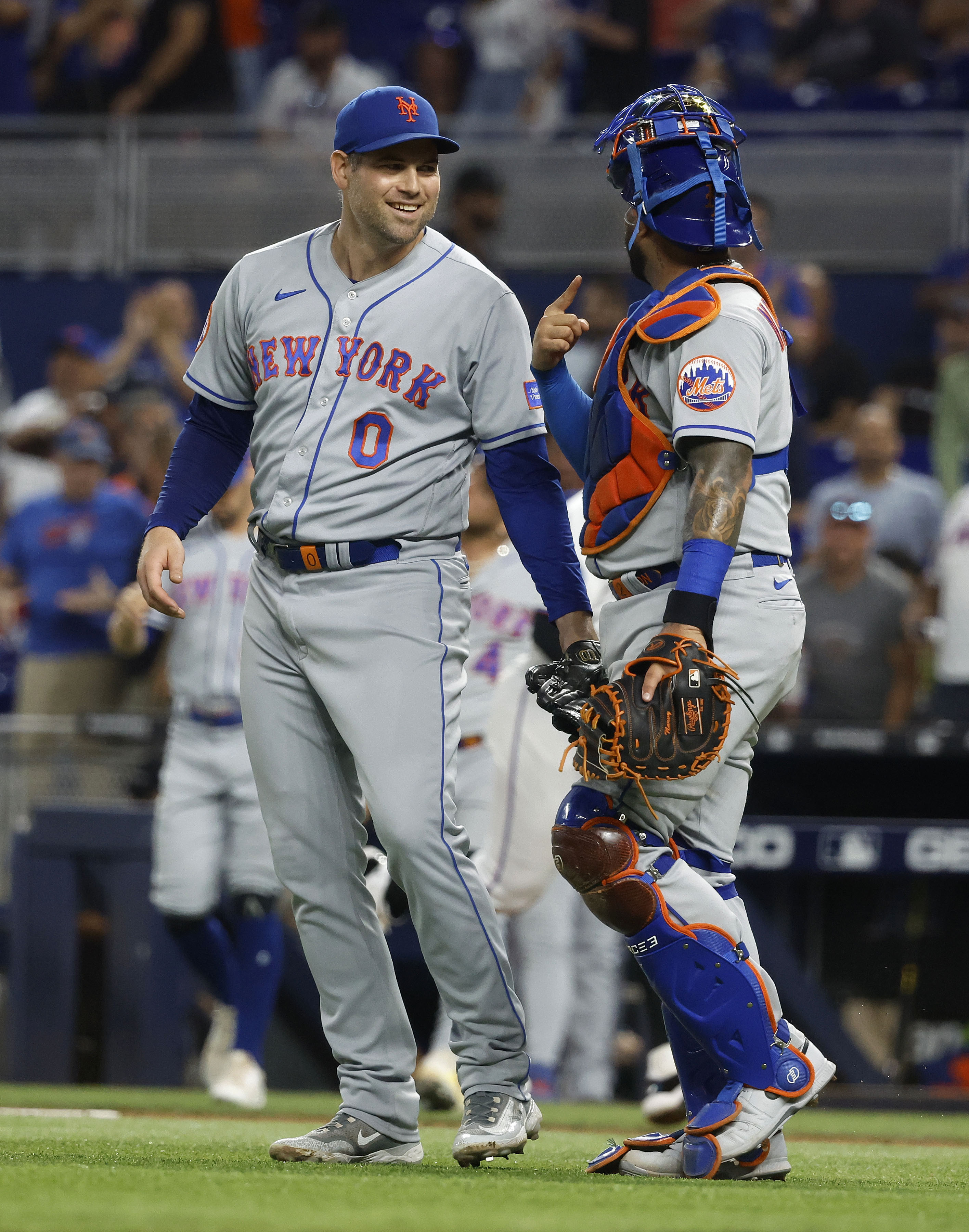 MIAMI, FL - MARCH 31: Miami Marlins left fielder Jorge Soler (12) bats for  the Marlins during the game between the New York Mets and the Miami Marlins  on Friday, March 31