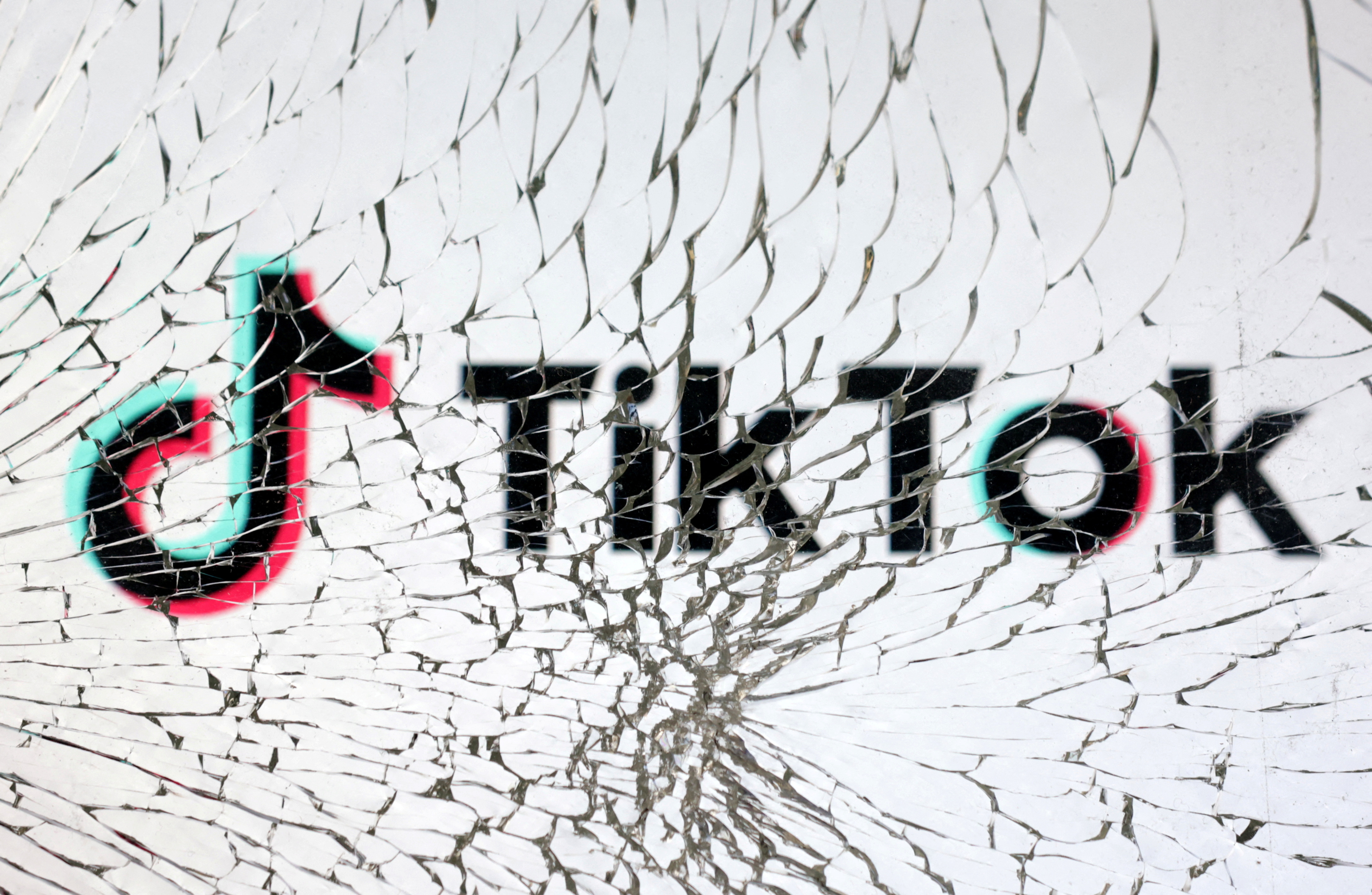 Illustration shows TikTok logo