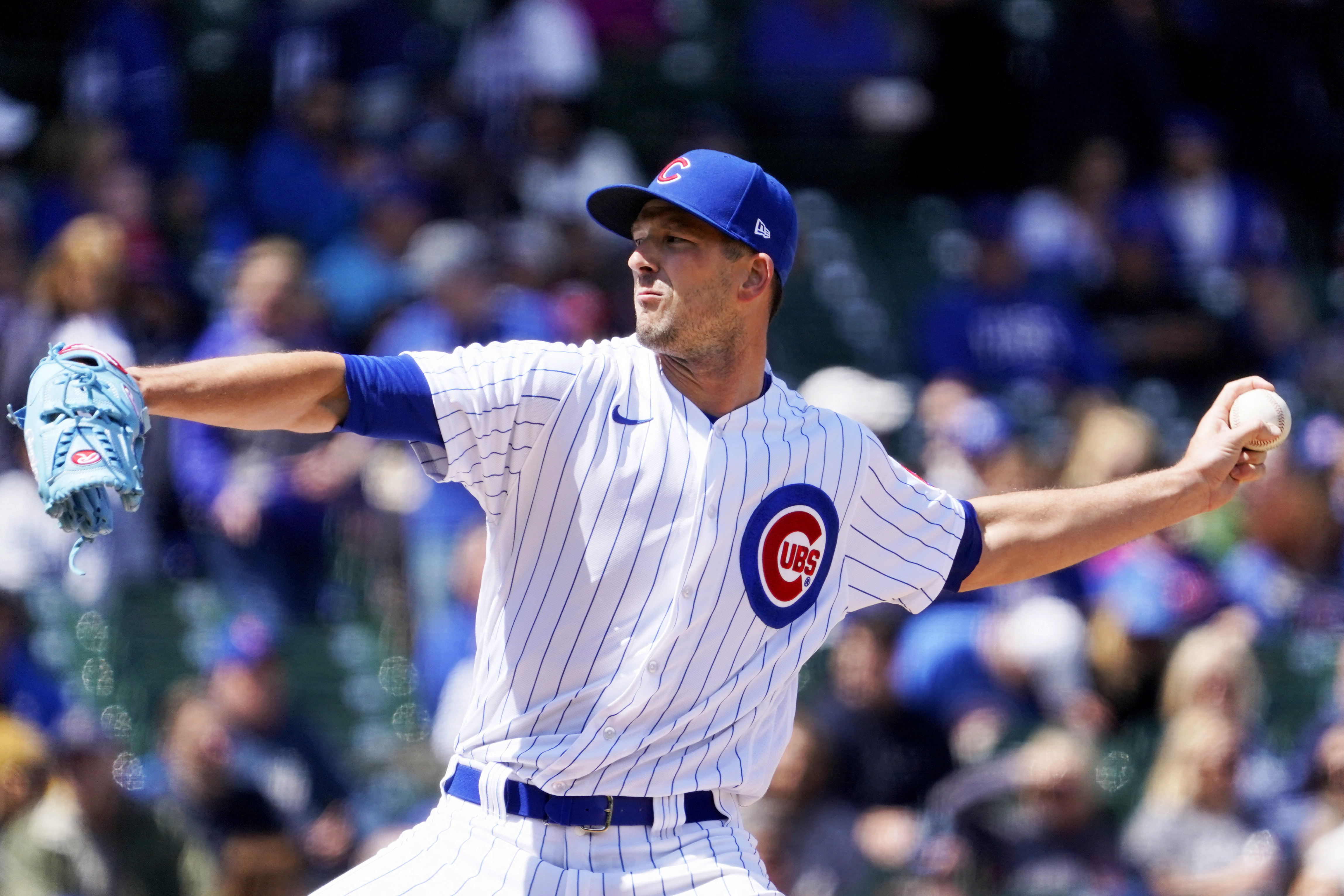 WATCH: Cubs starter Drew Smyly loses perfect game vs. Dodgers in