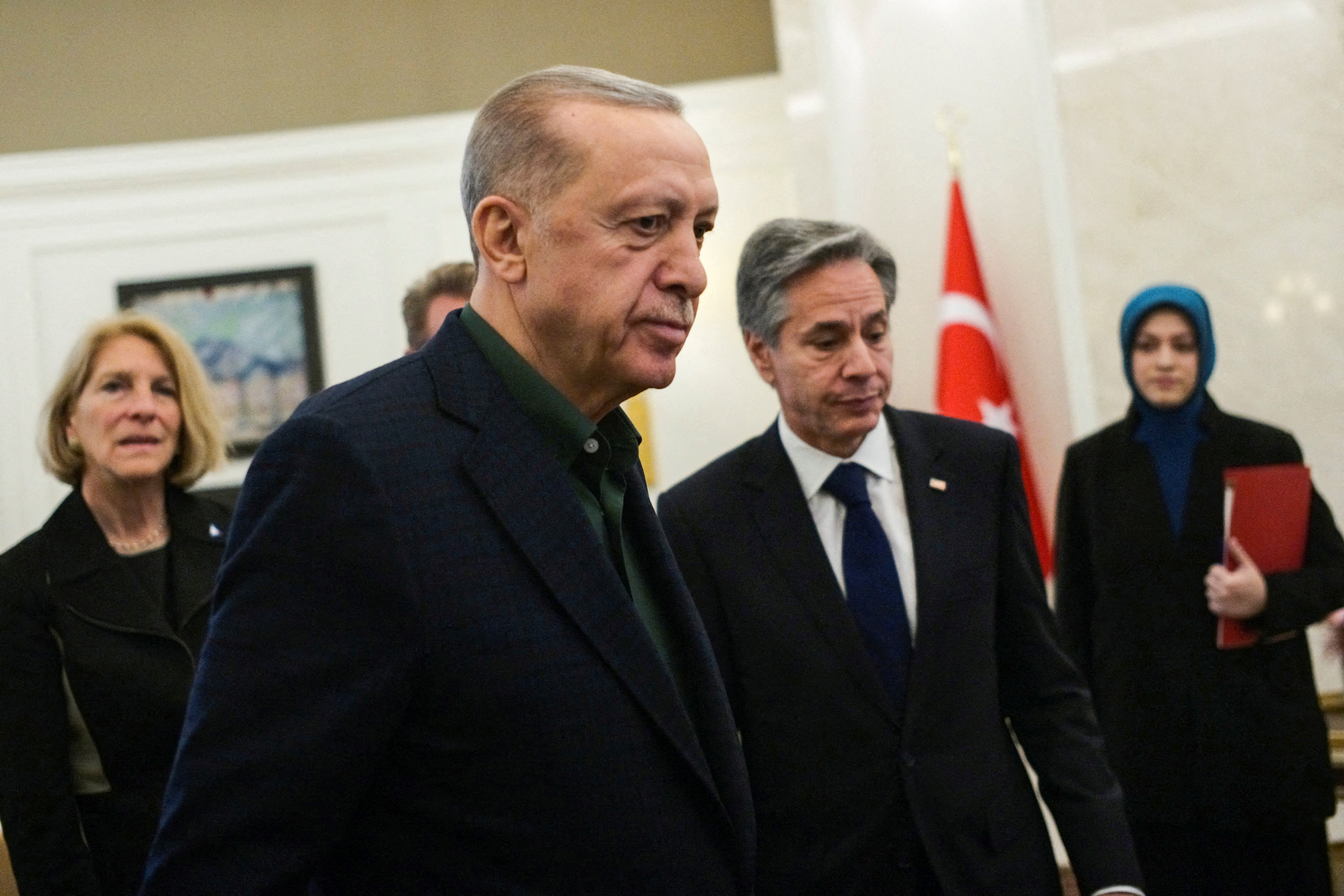 U.S. Secretary of State Blinken meets with Turkish President Erdogan in Ankara