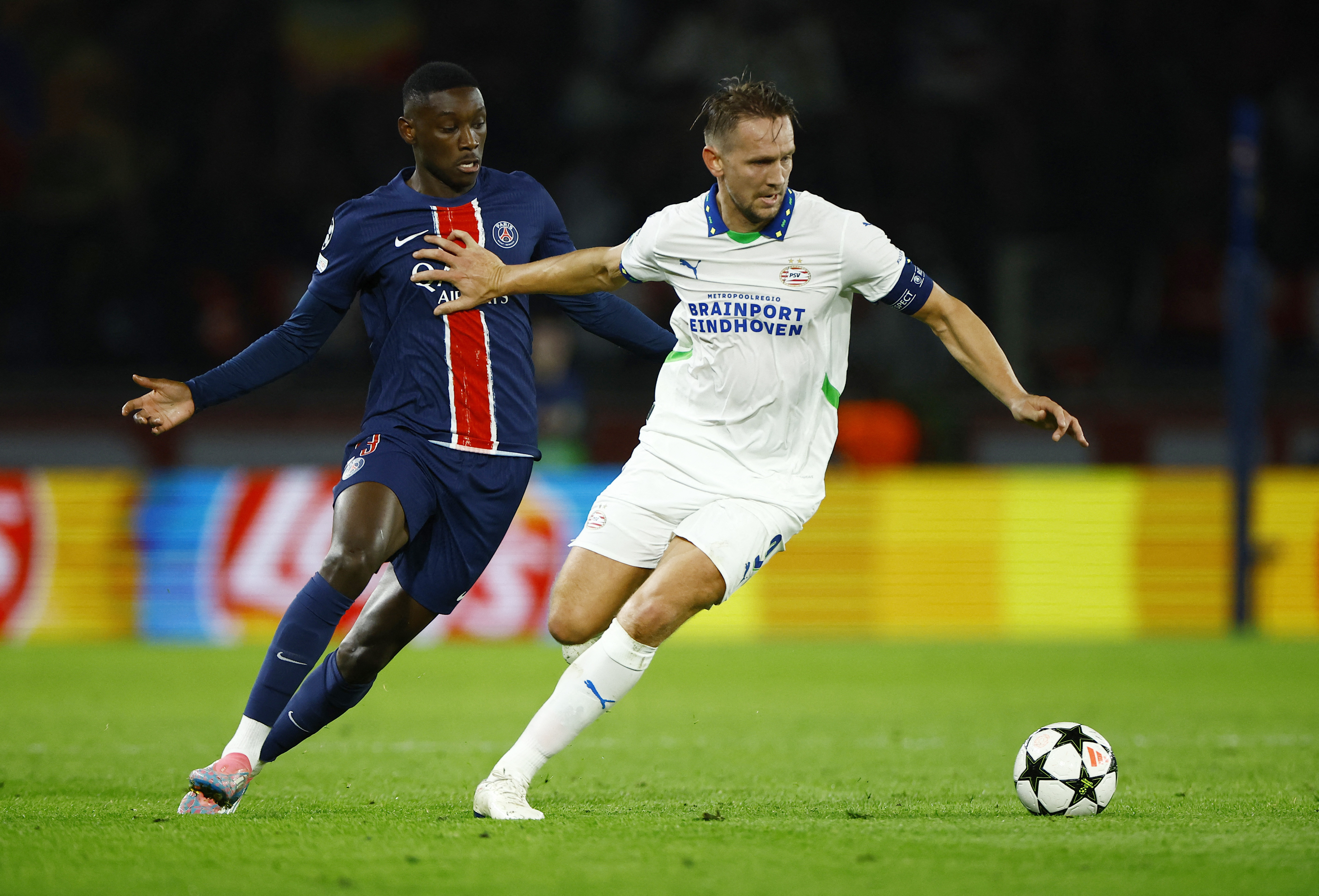 Lacklustre PSG concede home draw against PSV | Reuters