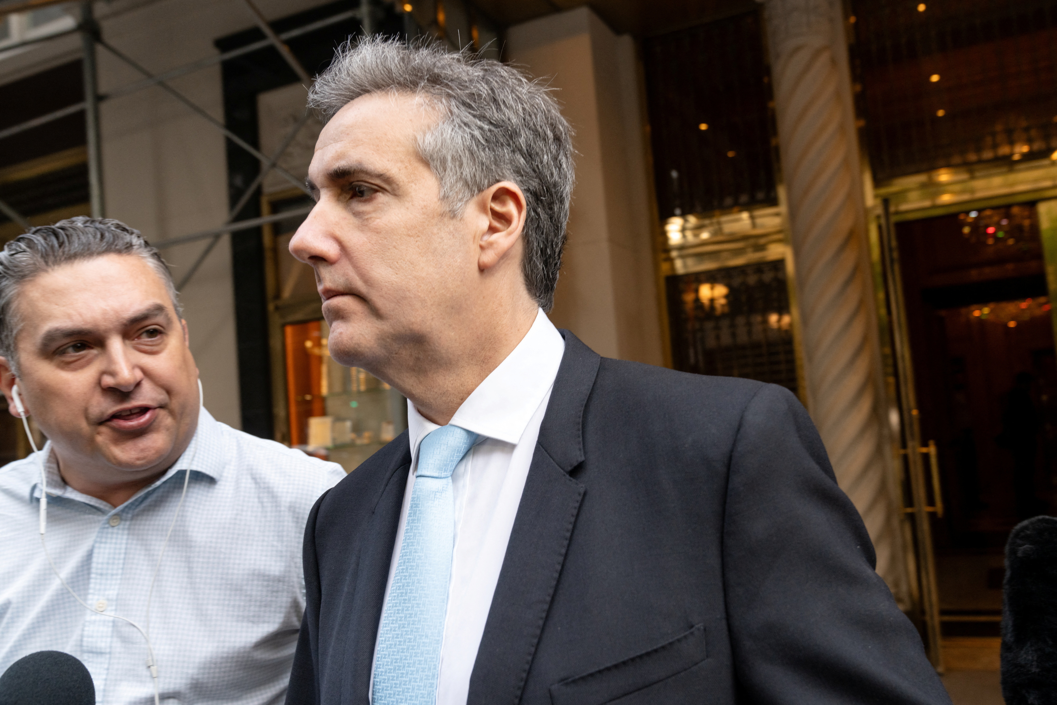 Michael Cohen departs to testify at Trump’s criminal trial in New York