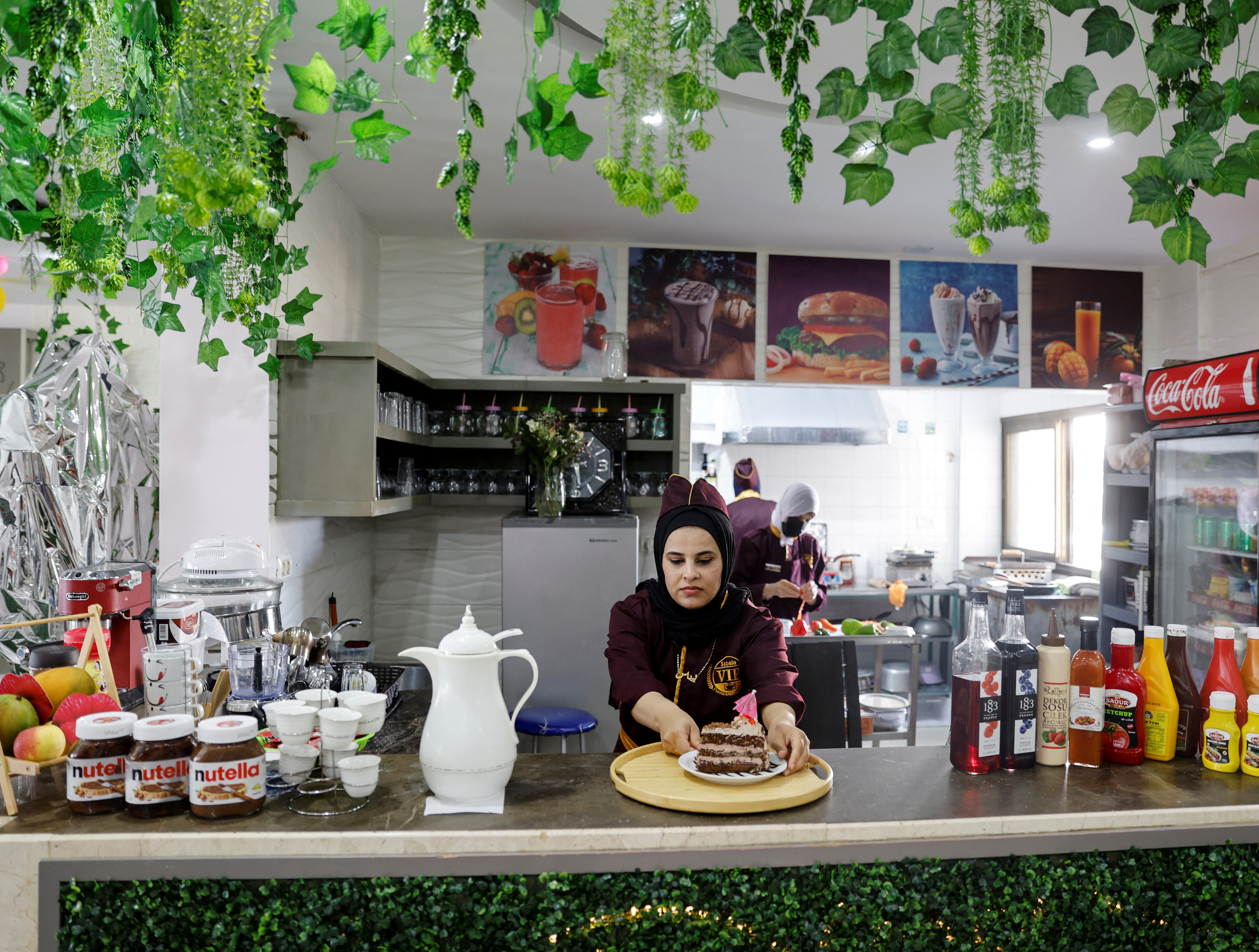 Sandwiches and a safe space a Gaza restaurant run by women for