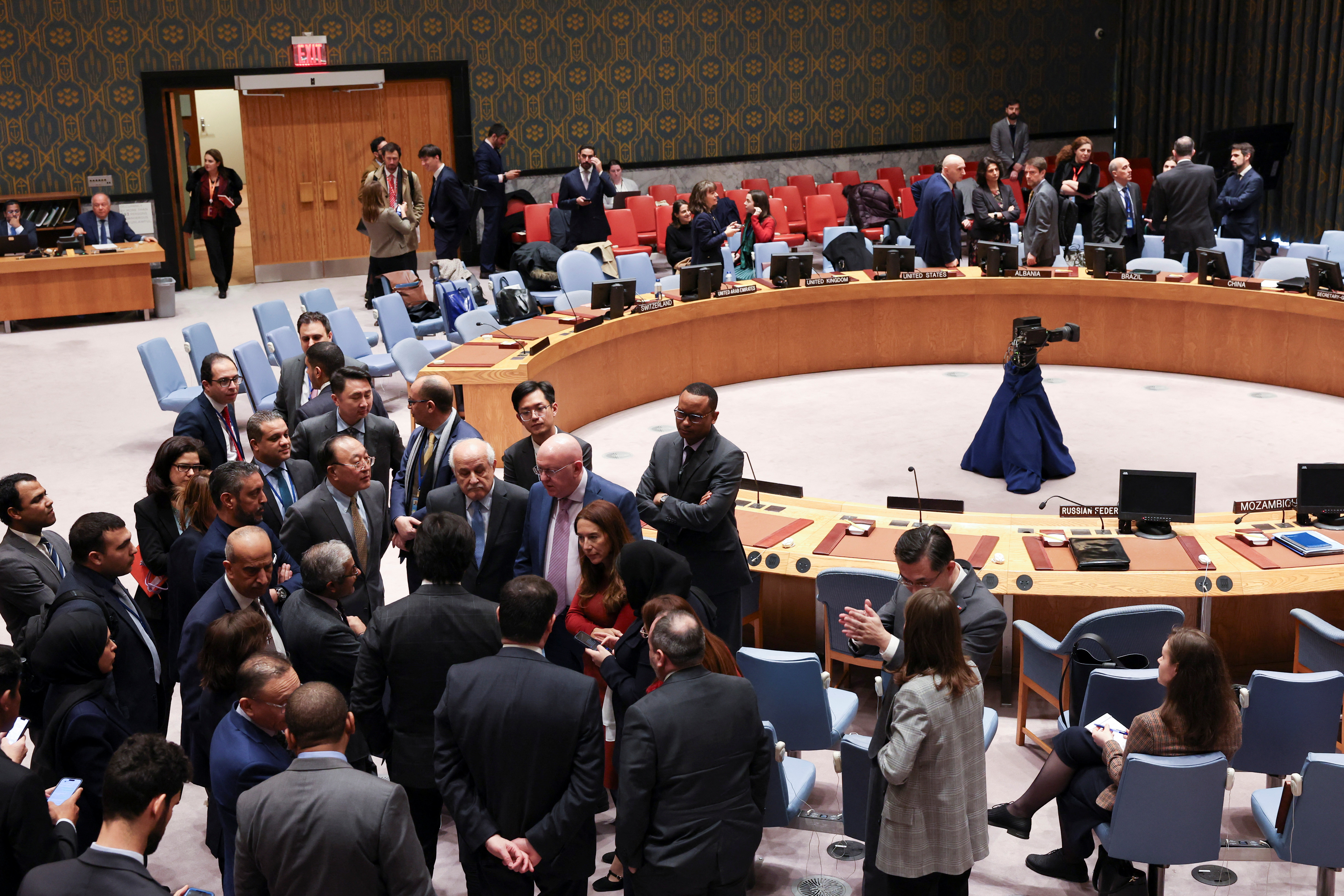 国連安保理のガザ支援巡る決議案、採決が再延期＝外交筋