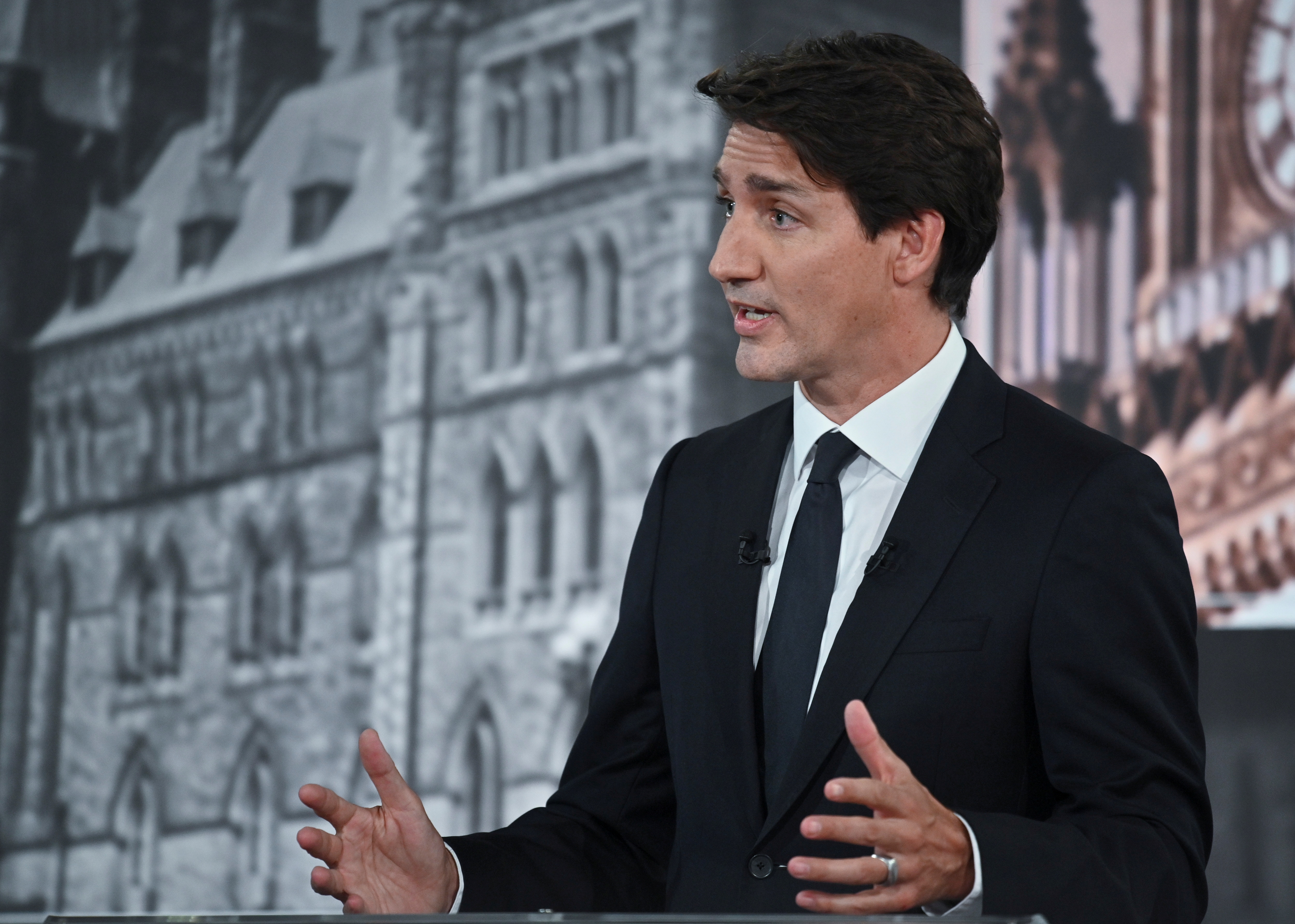 Canada's Liberal Prime Minister Justin Trudeau attends the 