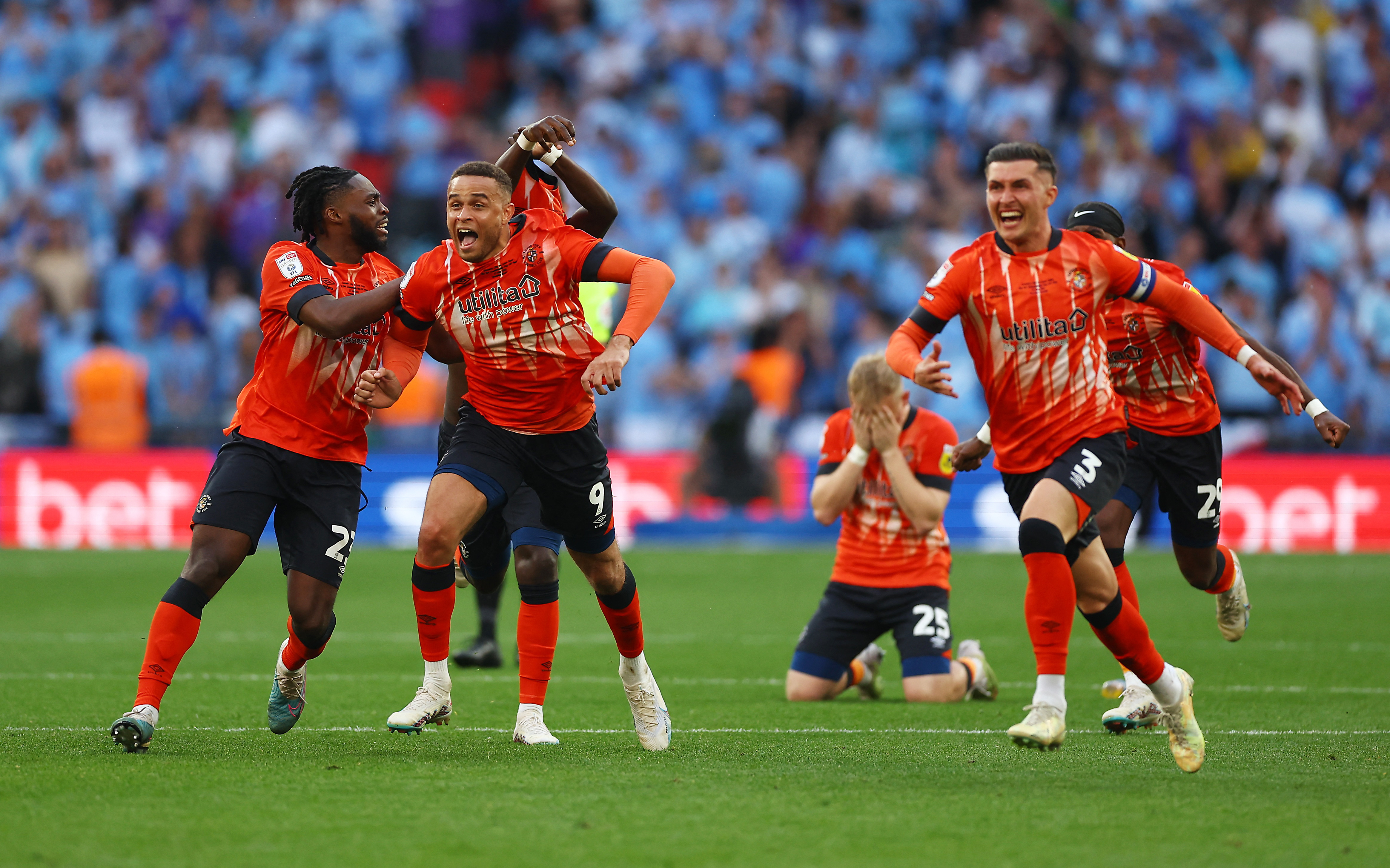 Play-off final: Luton Town completes remarkable rise to the Premier League  with victory over Coventry City