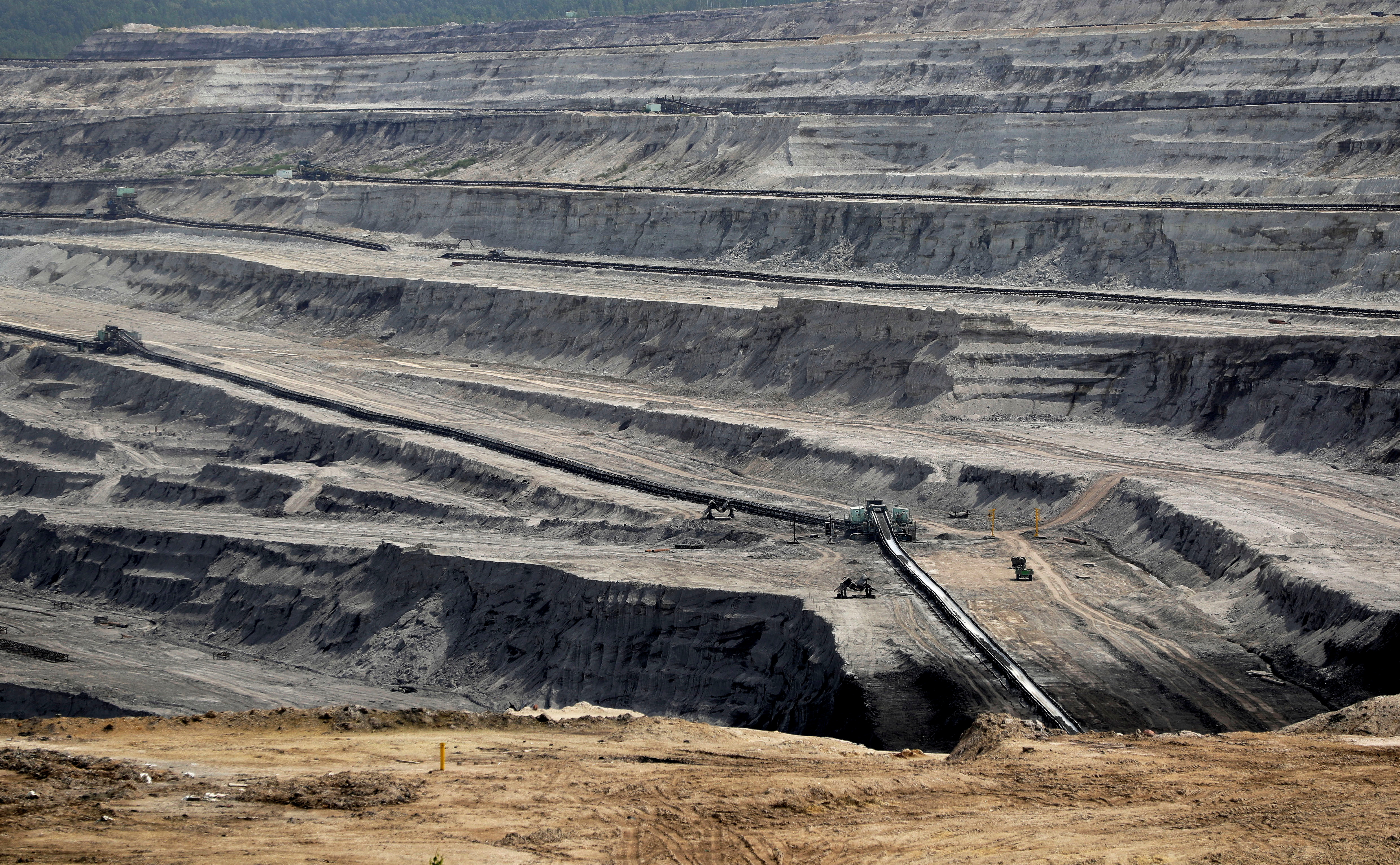 The Turow open-pit coal mine operated by the company PGE is seen in Bogatynia, Poland, June 15, 2021. Picture taken June 15, 2021. REUTERS/David W Cerny