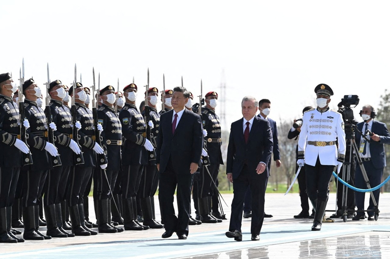 China's President Xi Jinping visits Uzbekistan