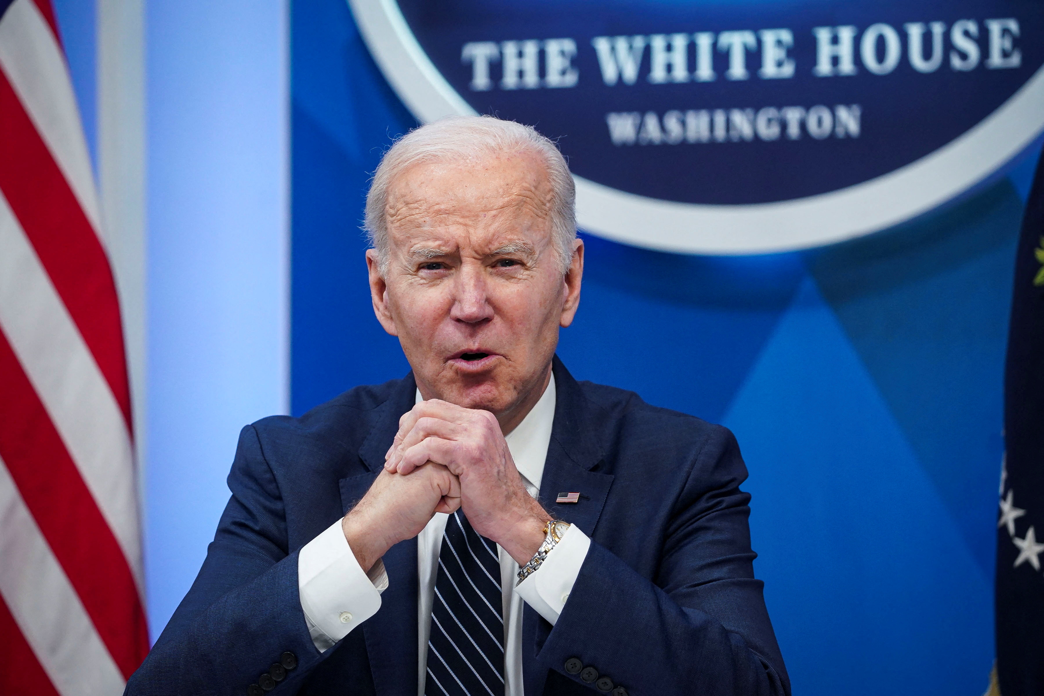 U.S. President Biden speaks about health research at White House in Washington