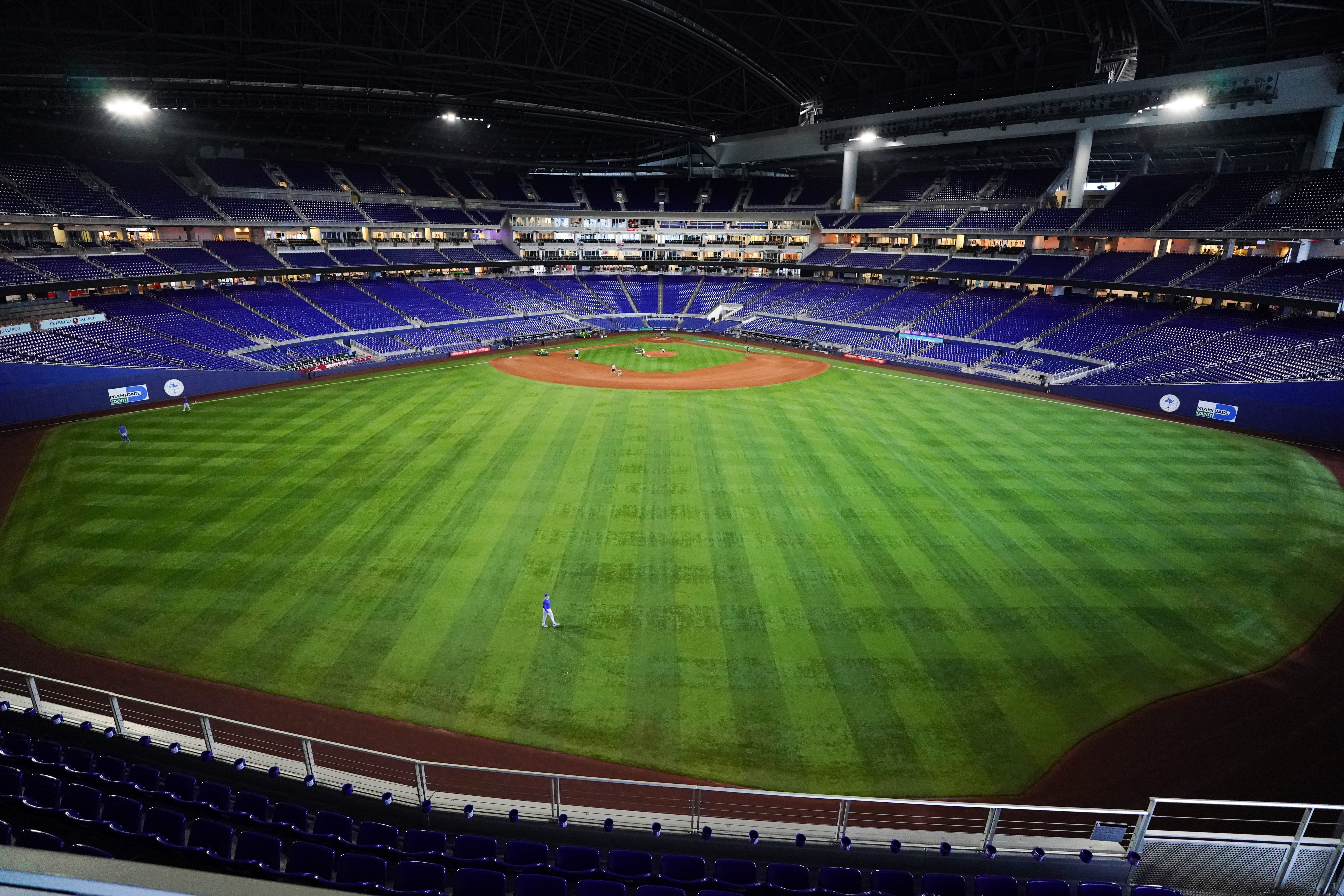 LoanDepot Park, section 40, home of Miami Marlins , page 1