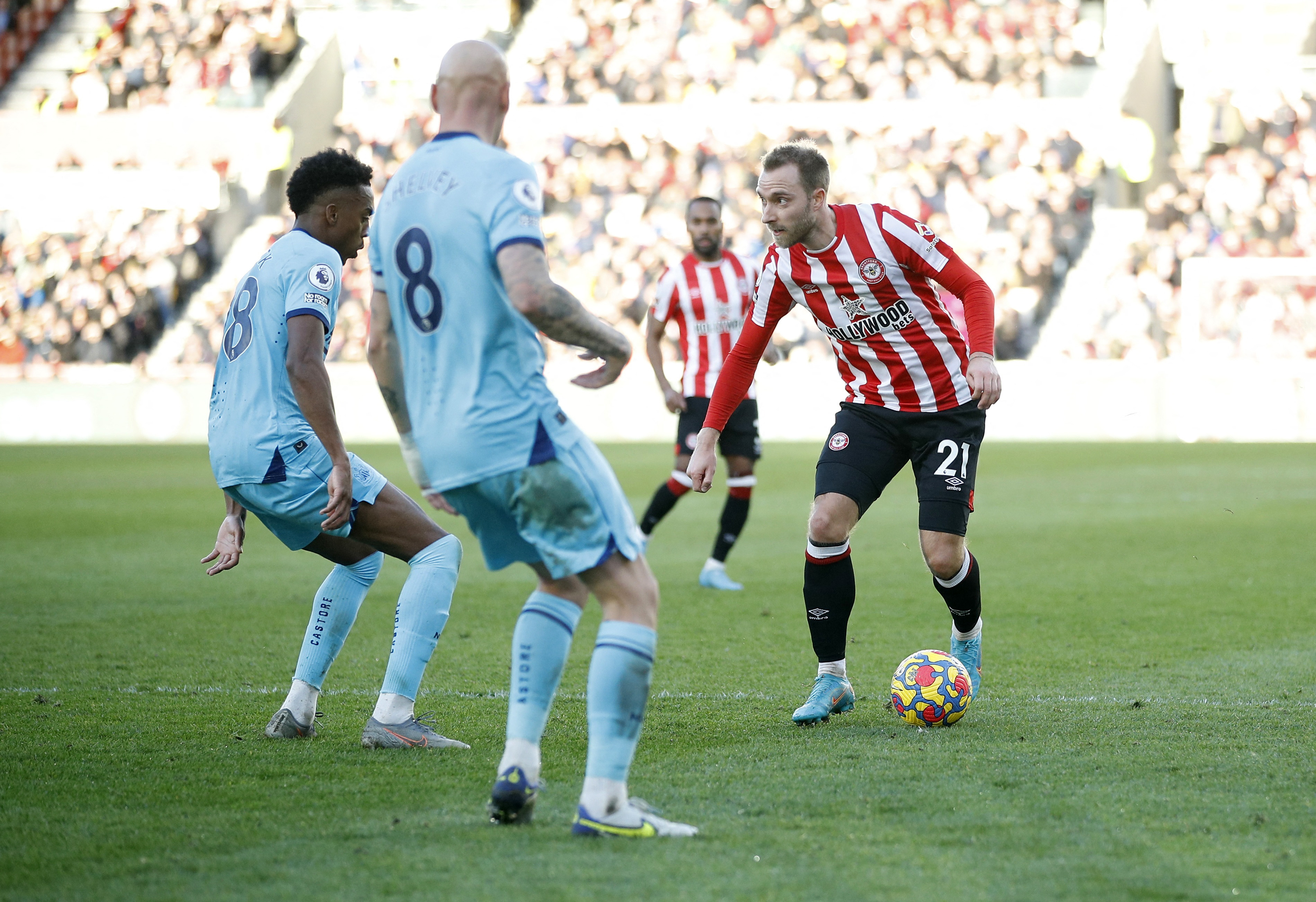 Newcastle claim vital win at Brentford on Eriksen's return | Reuters