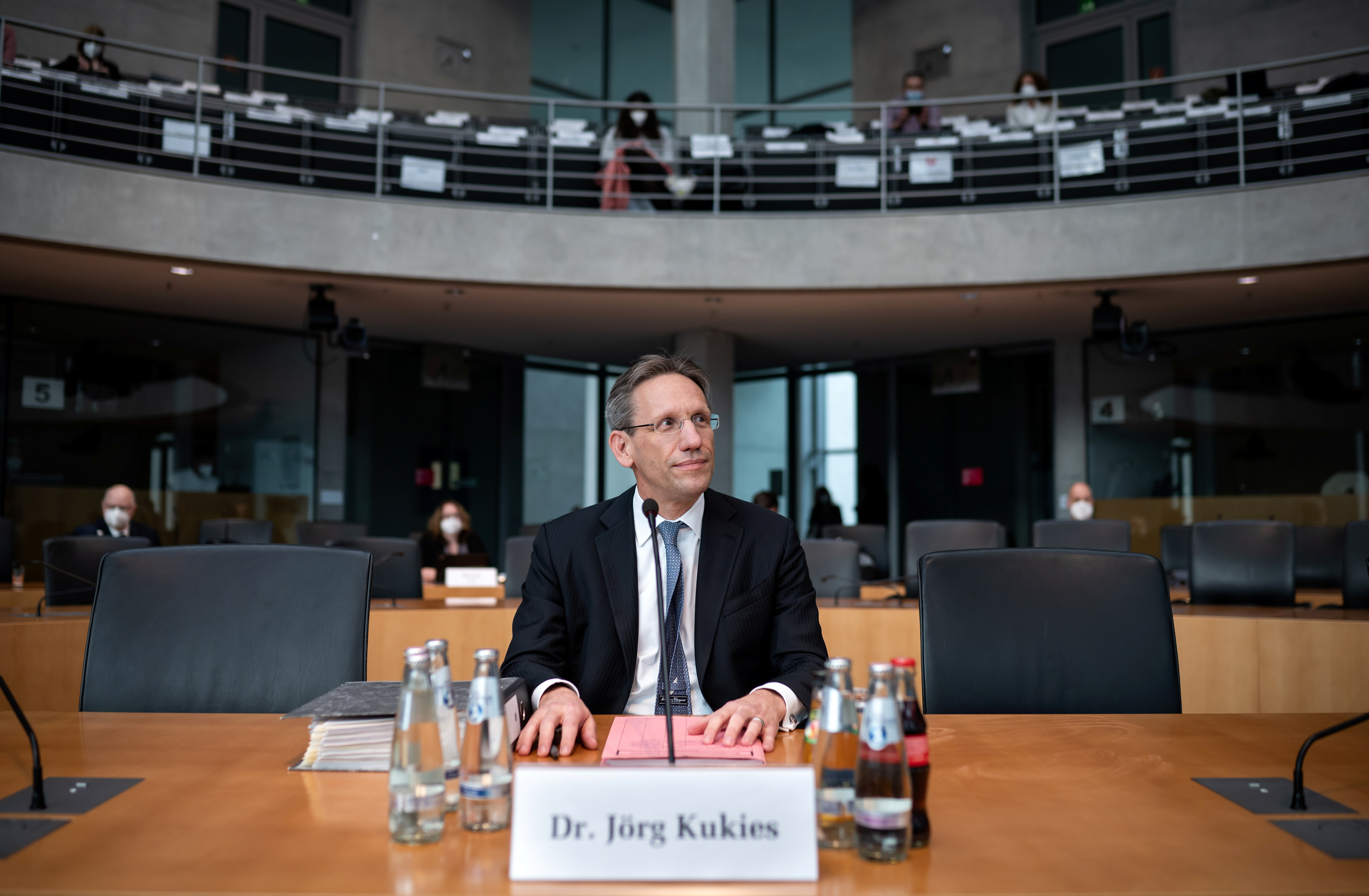 Deputy Finance Minister Joerg Kukies testifies at Wirecard inquiry