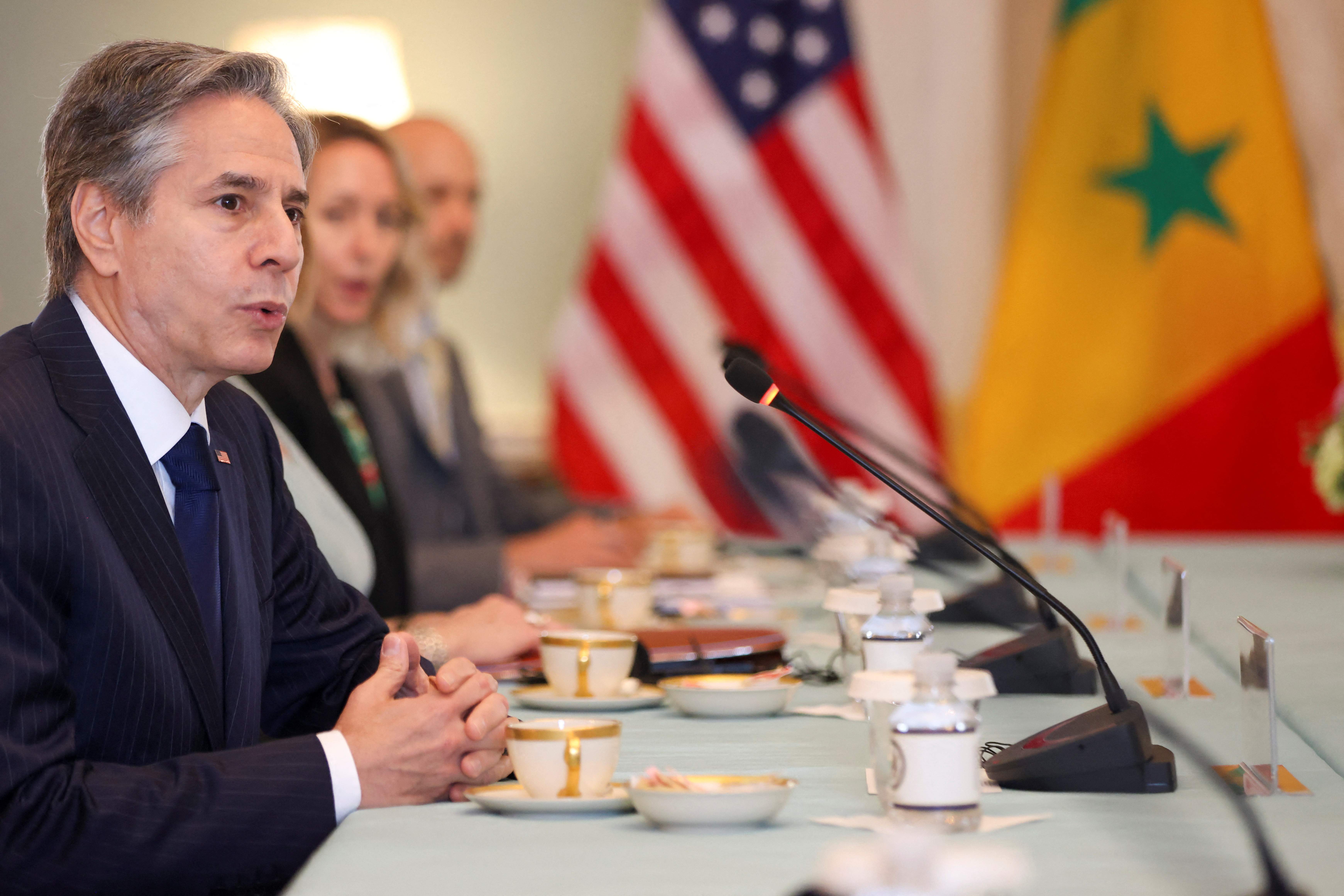 U.S. Secretary of State Blinken meets with Senegal's Foreign Minister Tall Sall in Washington