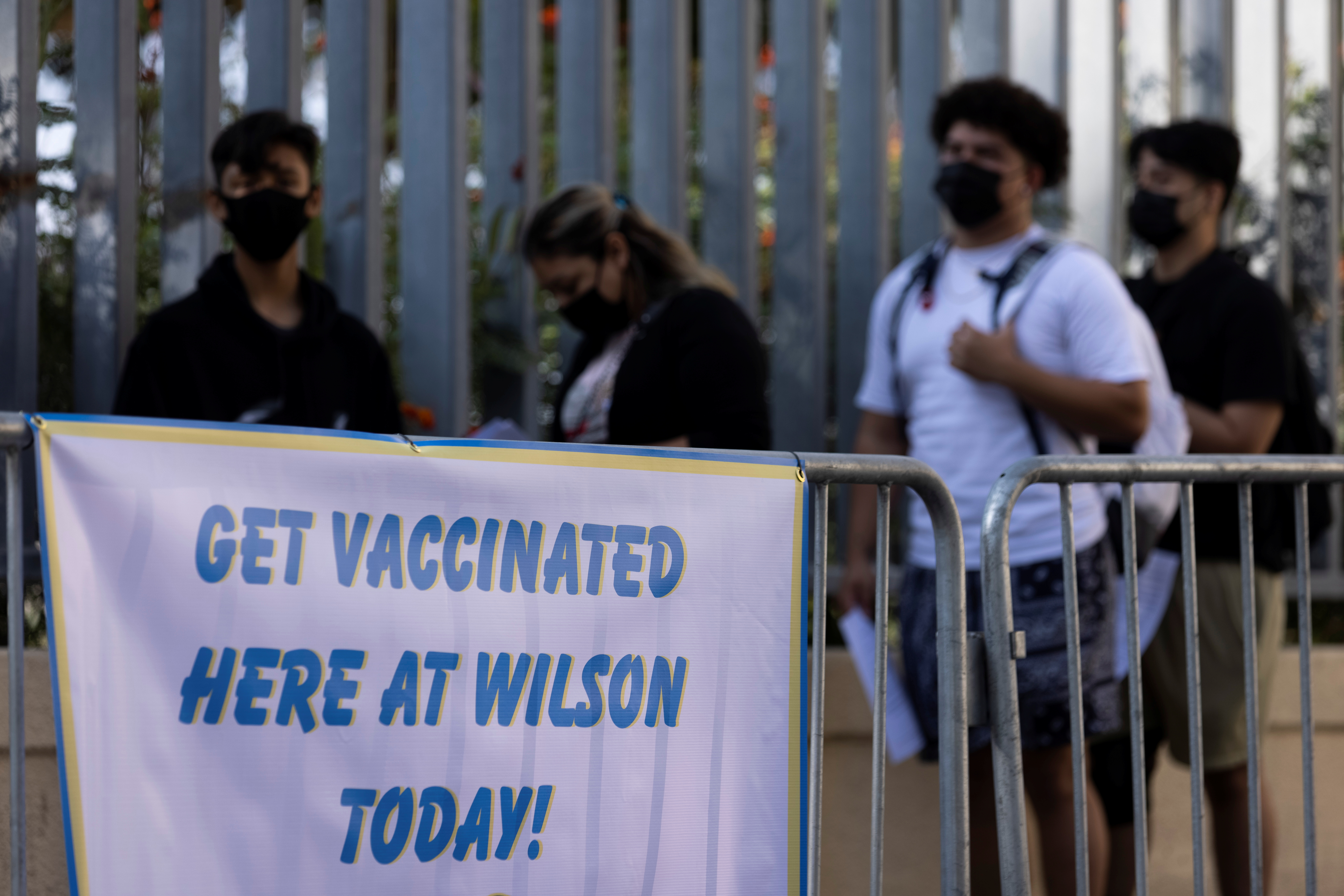 Mobile vaccination teams begin visiting Los Angeles schools to vaccinate middle and high school students