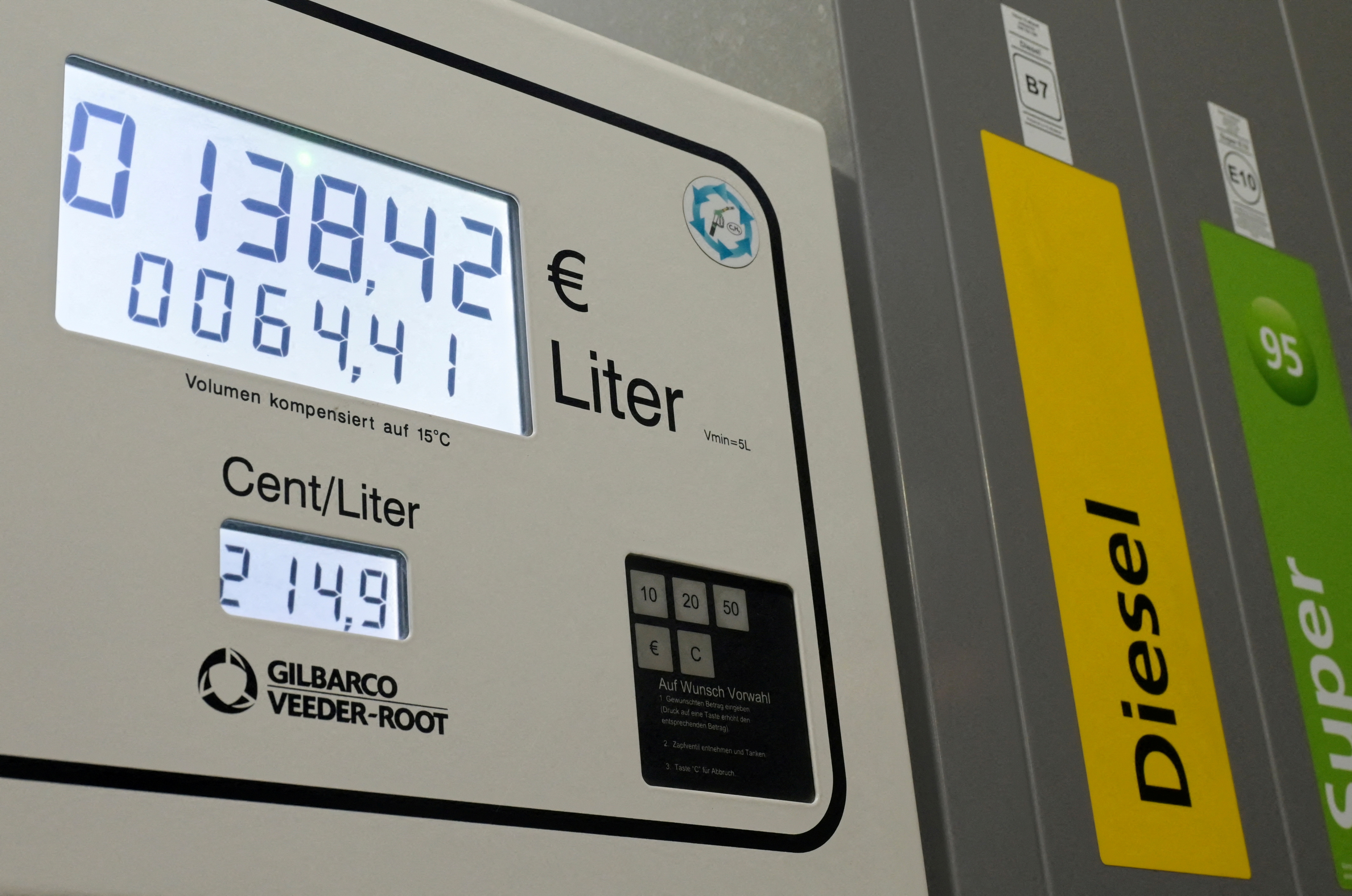 Fuel prices in Dillenburg
