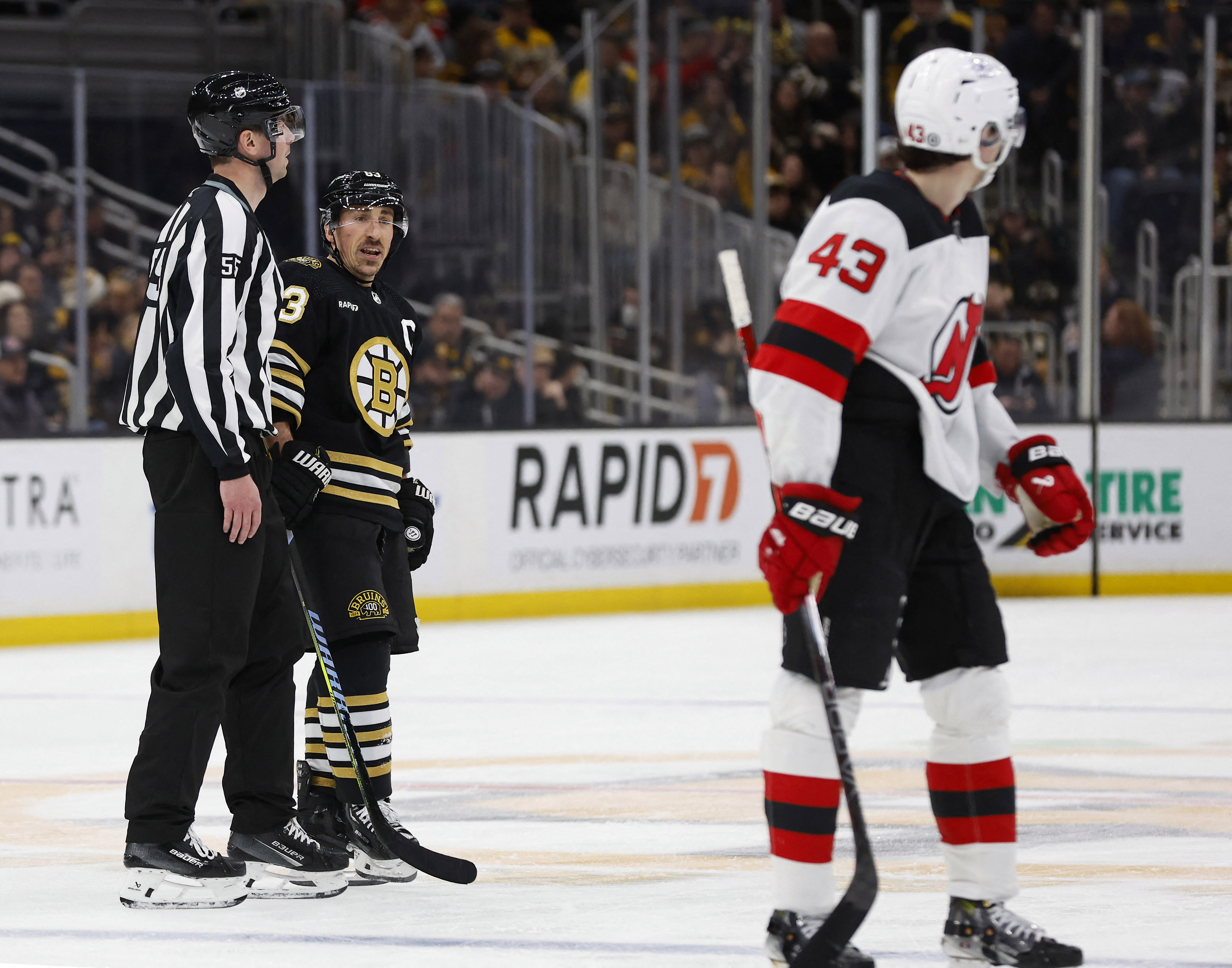 Jeremy Swayman's Shutout Helps Bruins Beat Devils | Reuters