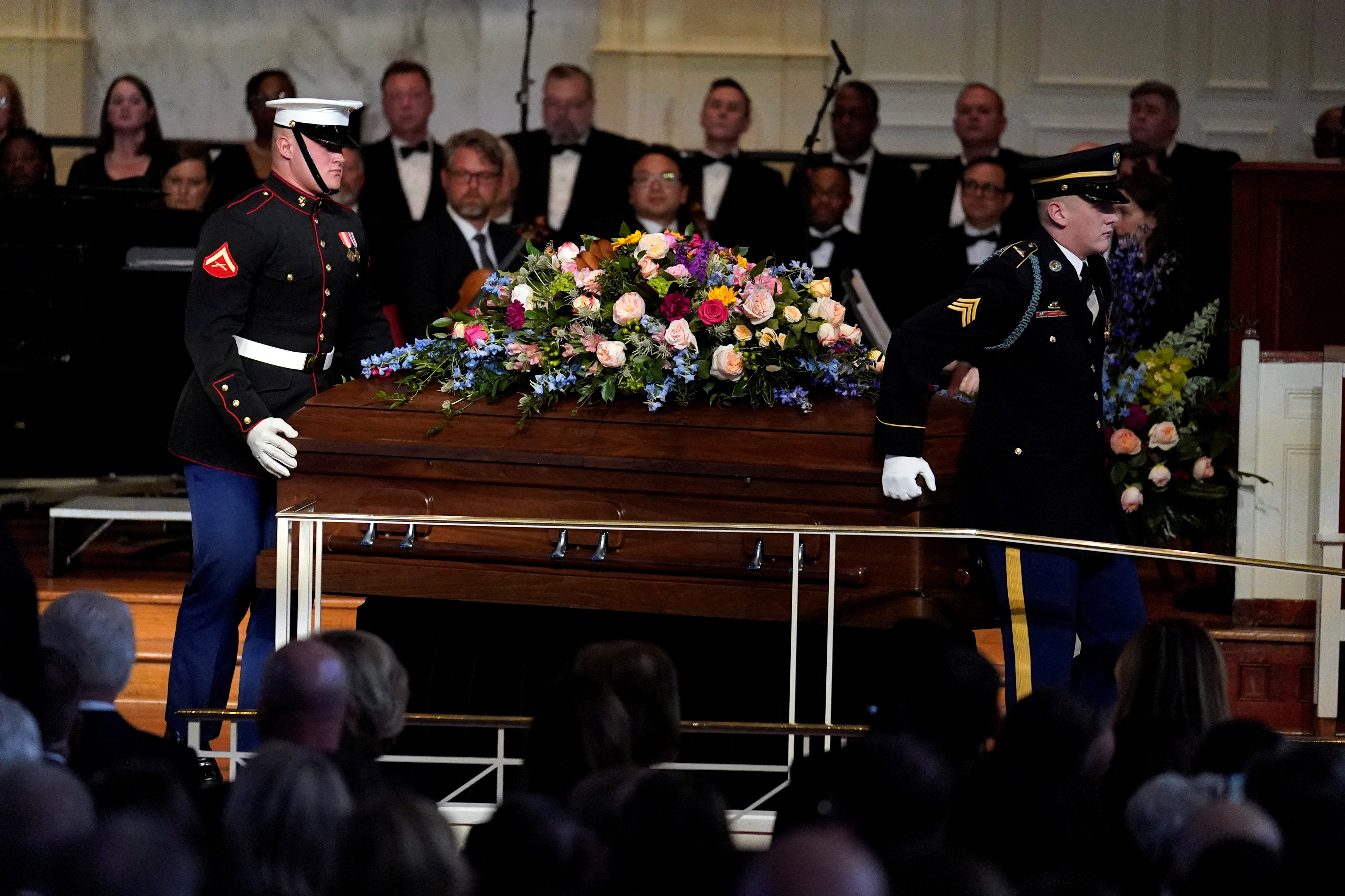 Tribute service for former U.S. first lady Rosalynn Carter at Glenn Memorial Church at Emory University in Atlanta