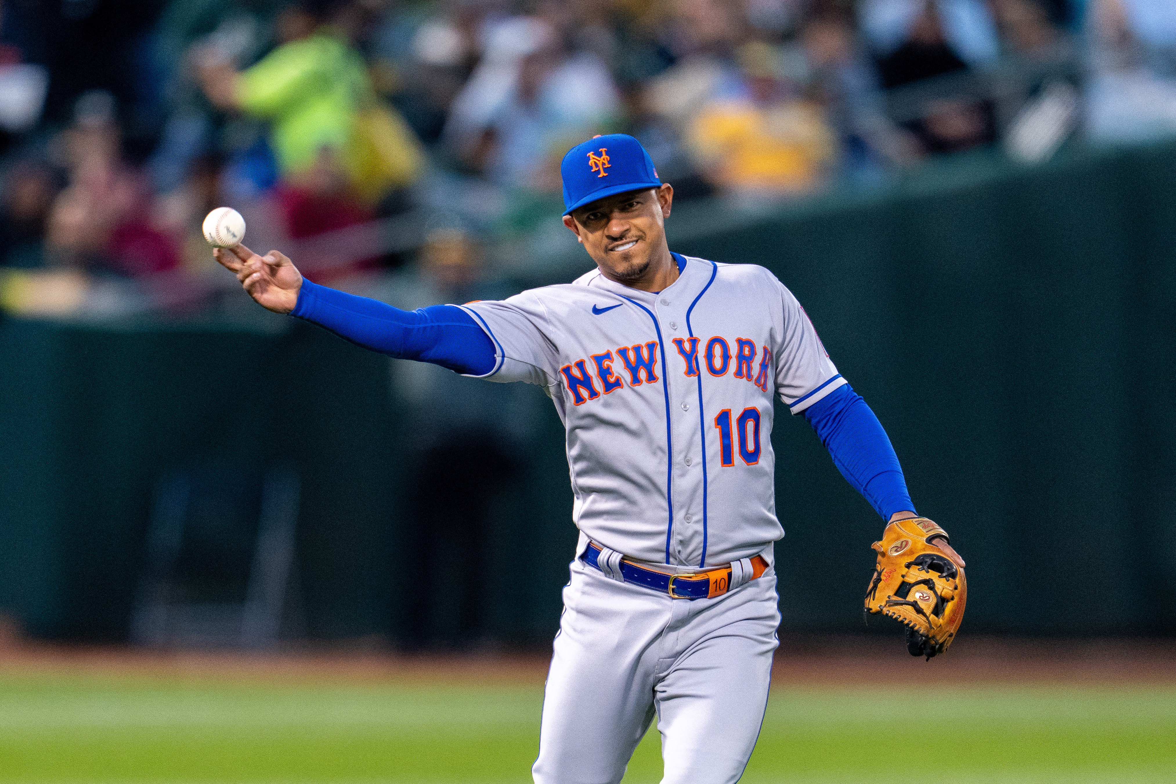 Lindor hits grand slam, drives in 7 as Mets beat A's 17-6 - The San Diego  Union-Tribune