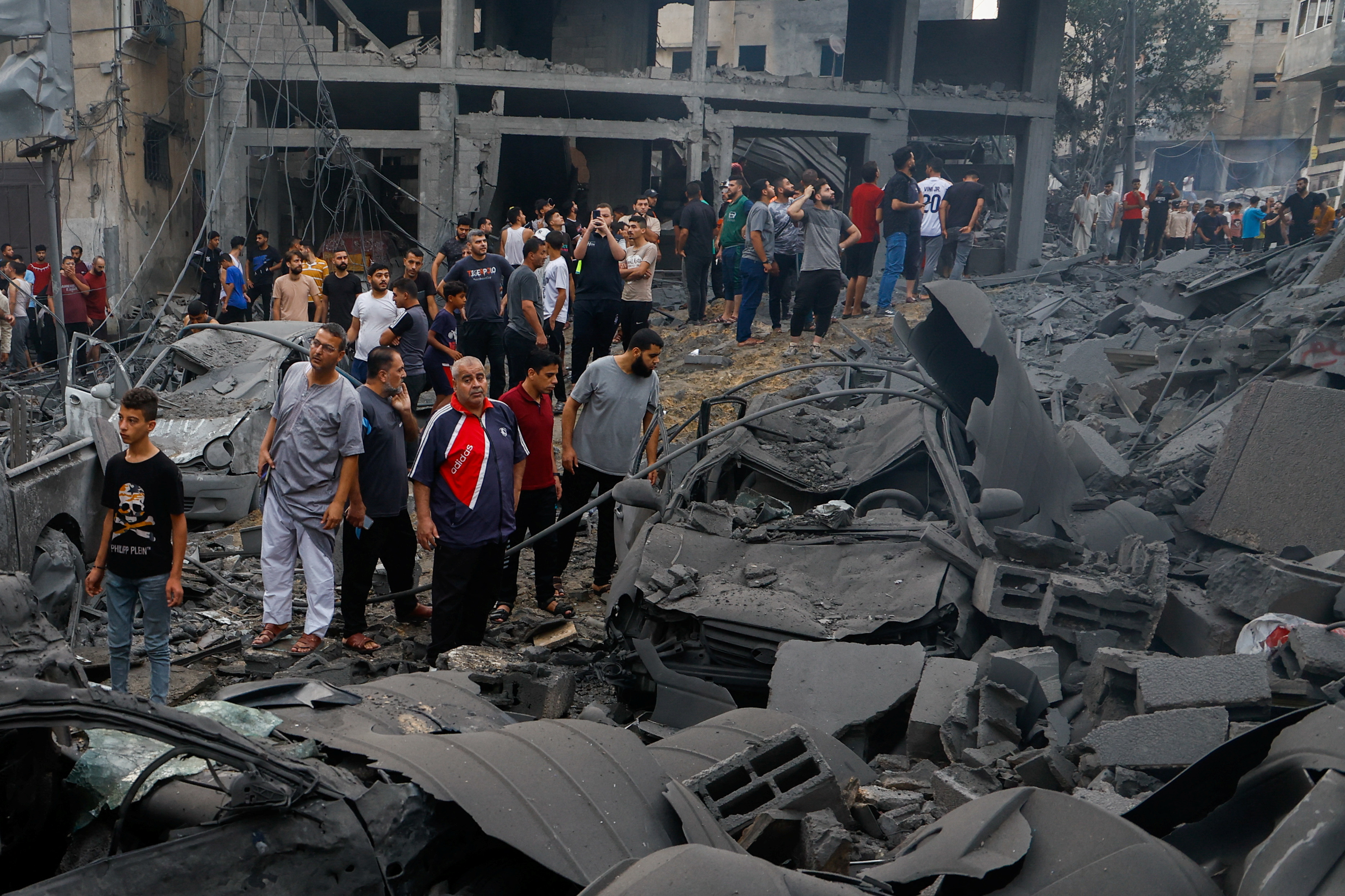 Aftermath of Israeli strikes in Gaza