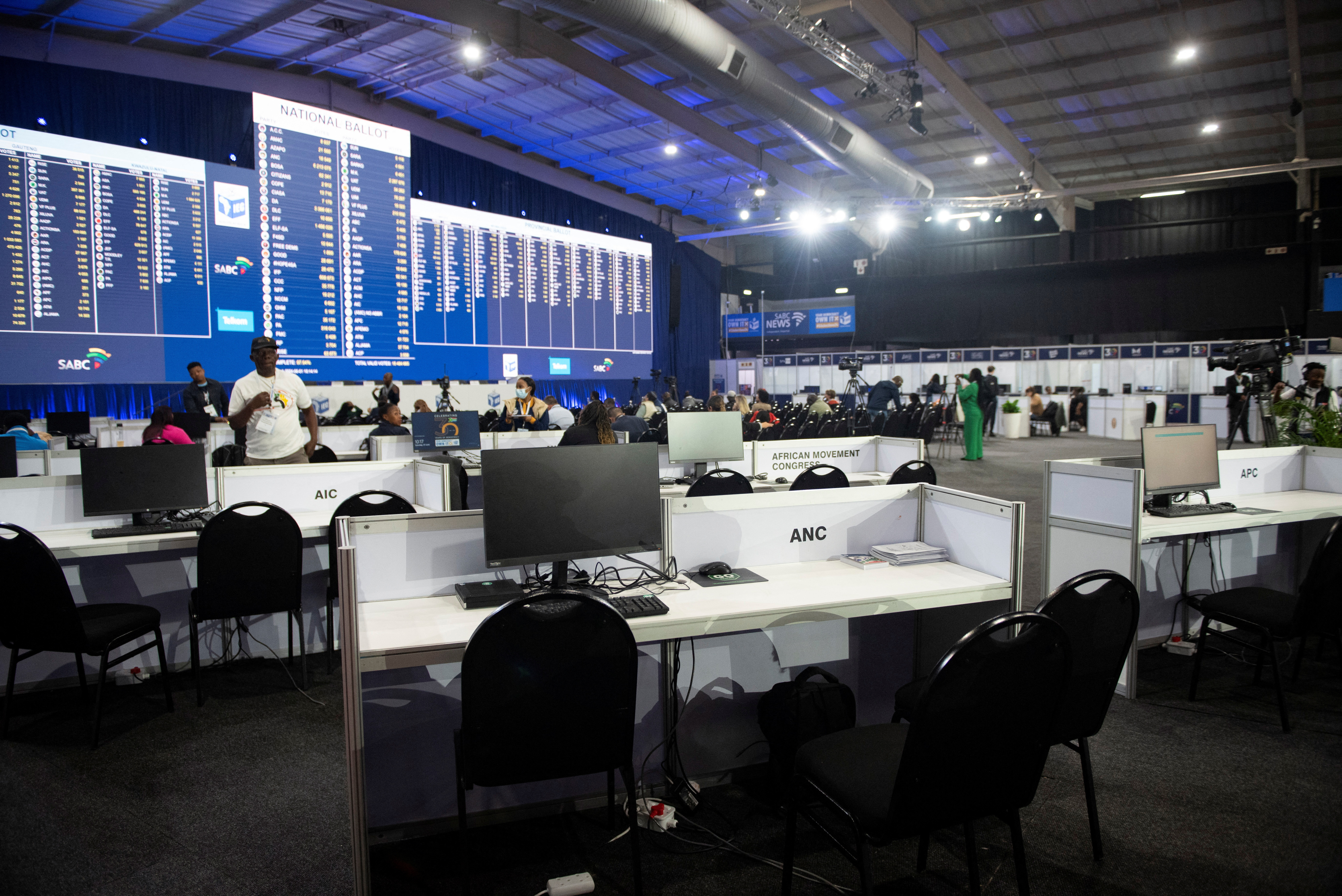 National Results Operation Centre of the Electoral Commission of South Africa