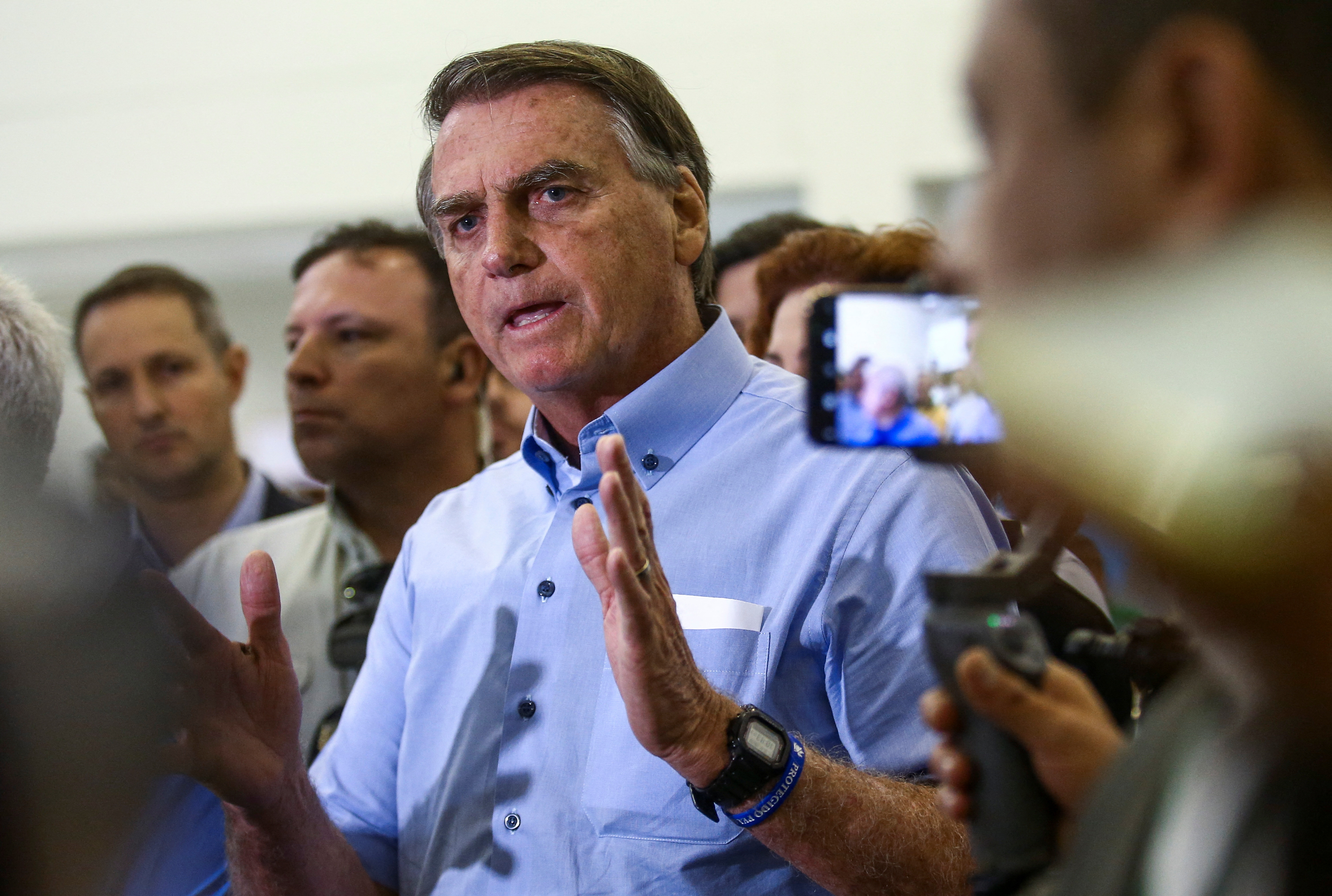 Brazil's President Bolsonaro starts his presidential re-election campaign in Sao Jose dos Campos