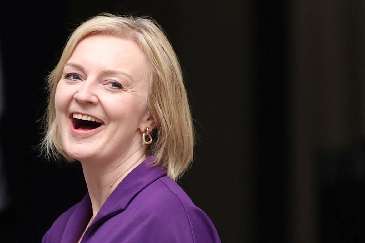 Liz Truss announced as next UK PM following Conservative membership ballot, in London