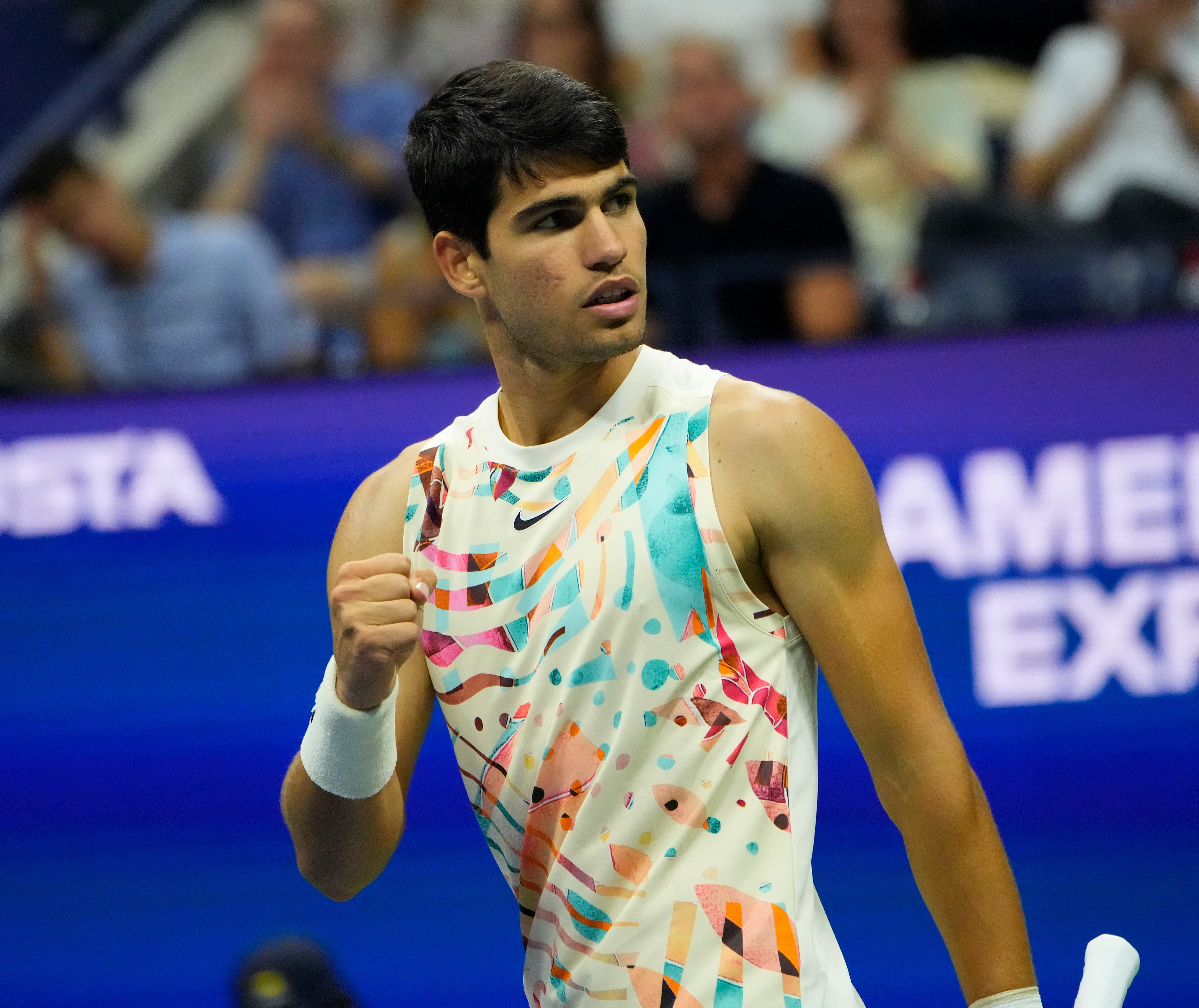 【激レア】アルカラス　ナダル　パリオリンピック　スペイン代表 テニスウェア テニス＝世界1位アルカラス、ストレート勝ちで3回戦へ 全米OP