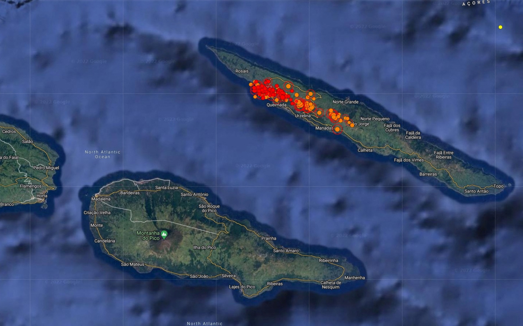 Series of Earthquales On Azores Island Could Lead to Volcanic Eruption