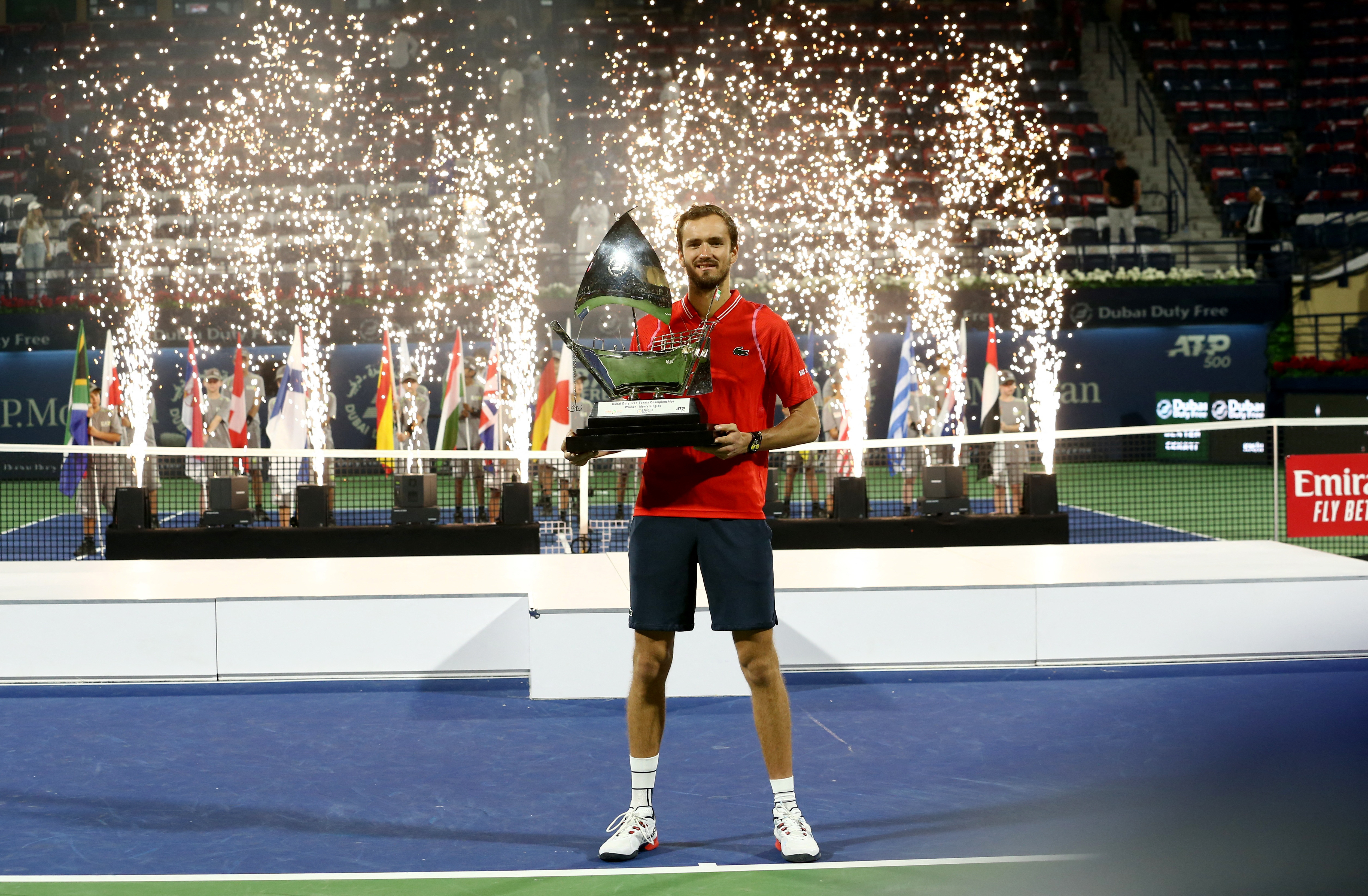 Daniil Medvedev Wins Dubai Tennis Championships 2023 Title; Completes  Hard-Court Hat-Trick By Beating Andrey Rublev in Final